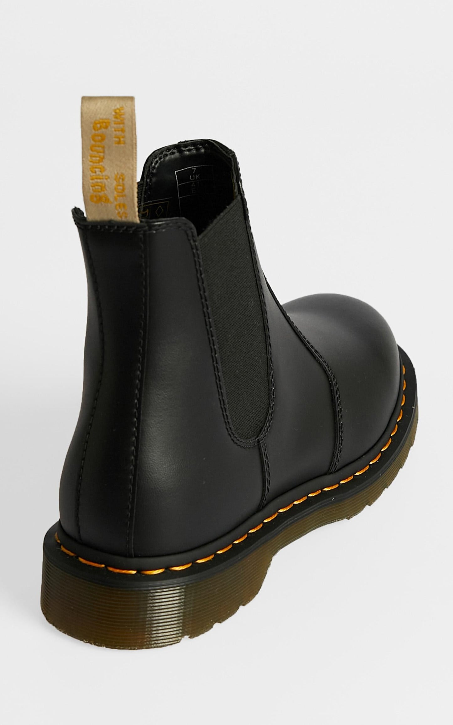 Dr. Martens - Vegan 2976 Chelsea Boot in Black Felix Rub Off