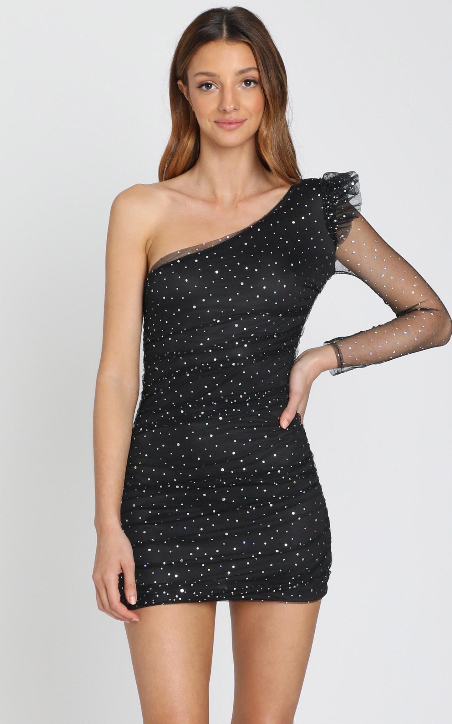 Nothing To Hide Dress in Black Spot