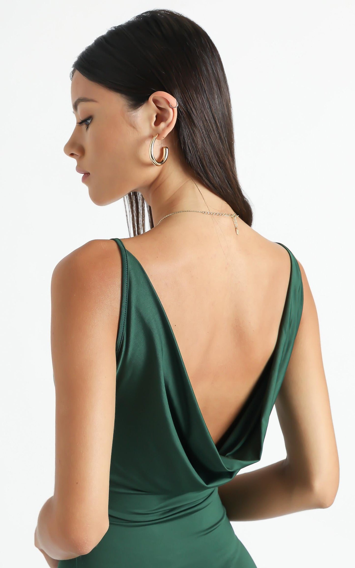 Dream and Dance Maxi Dress in Emerald Green