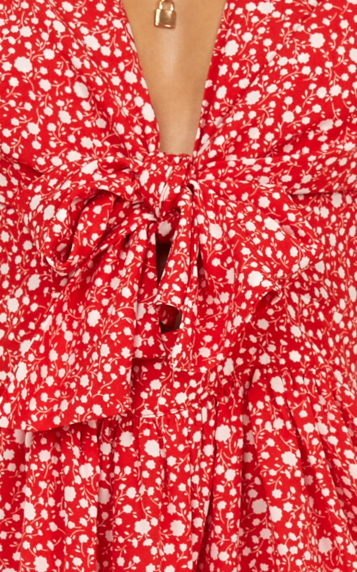 Dreaming About You Dress In Red Floral