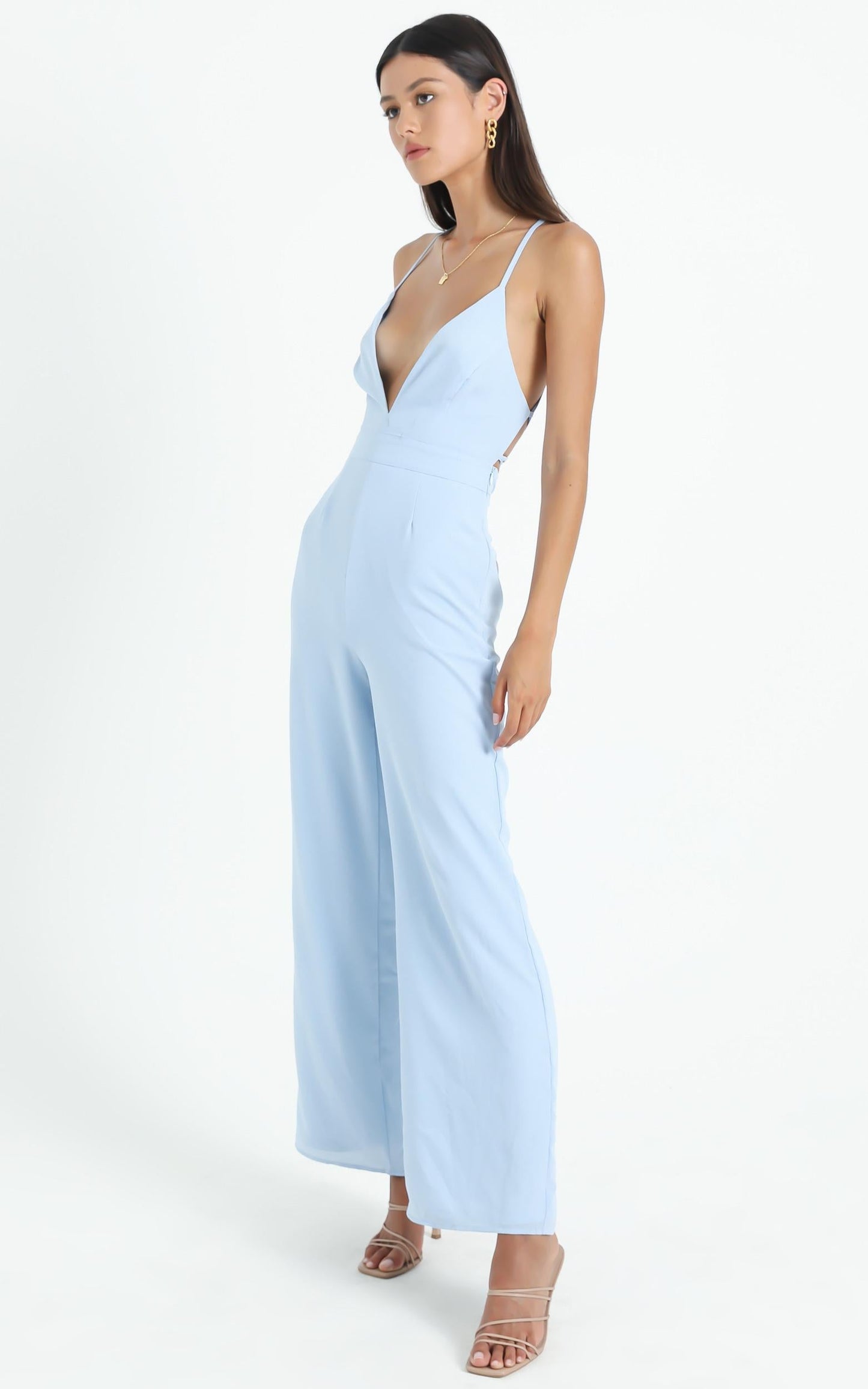 Dream Of Jumpsuit in Light Blue