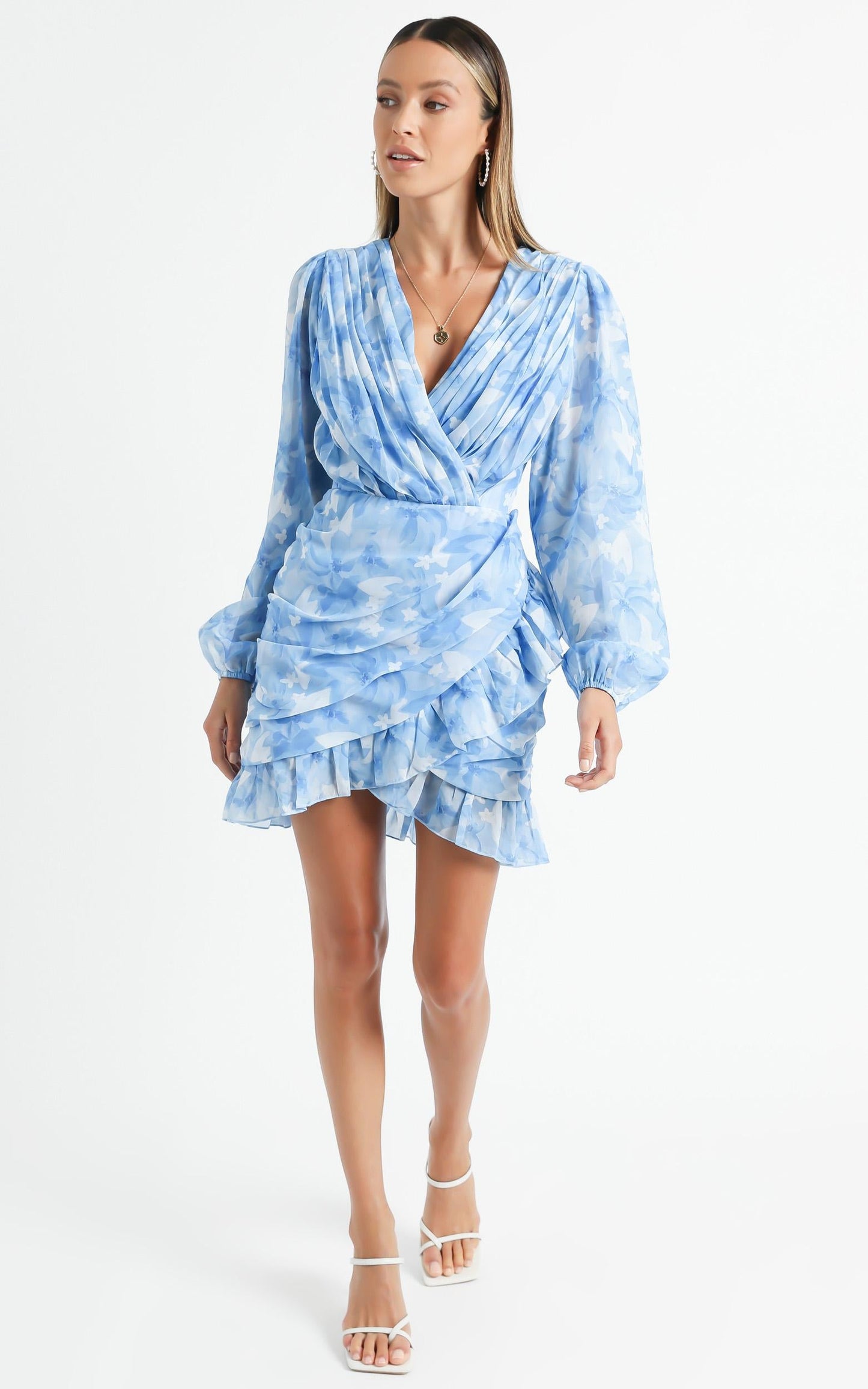 Can I Be Your Honey Dress in Cloudy Floral
