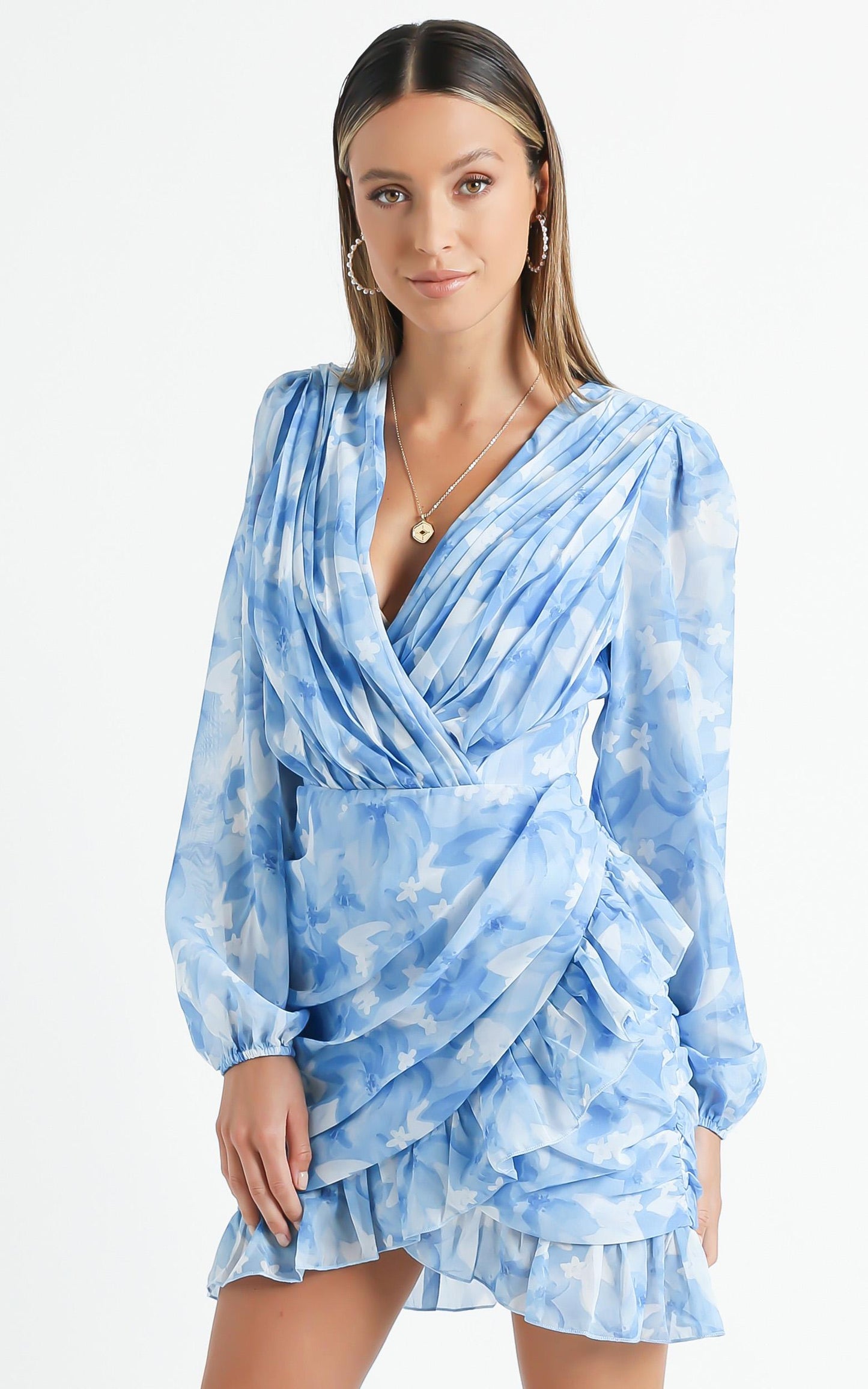 Can I Be Your Honey Dress in Cloudy Floral