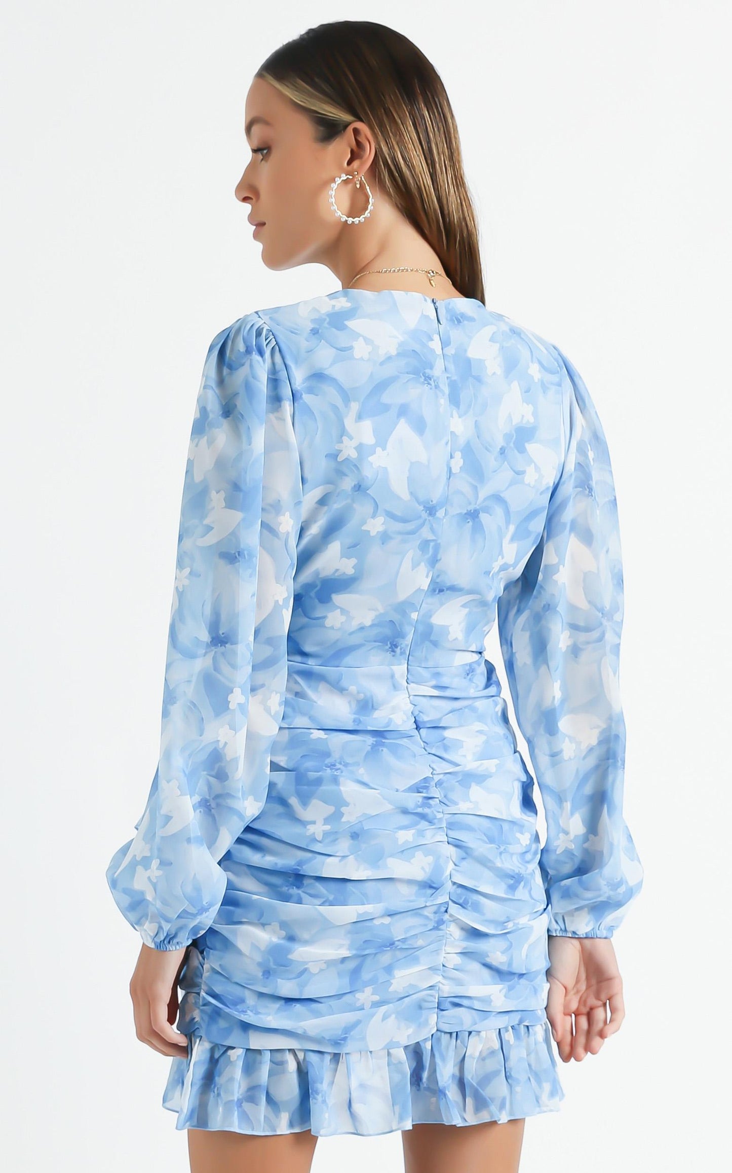 Can I Be Your Honey Dress in Cloudy Floral