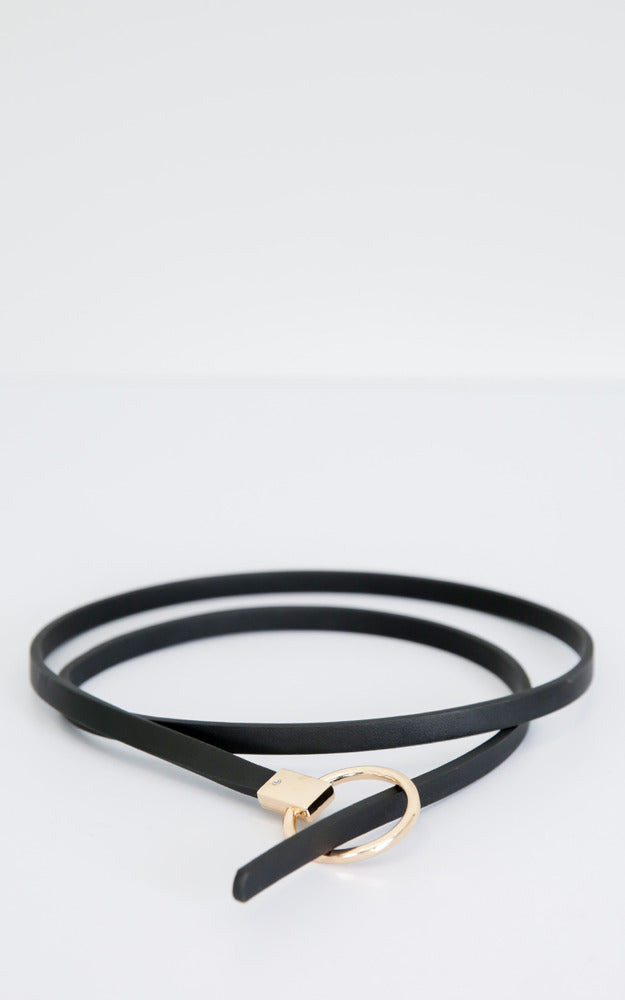 Driven belt in black