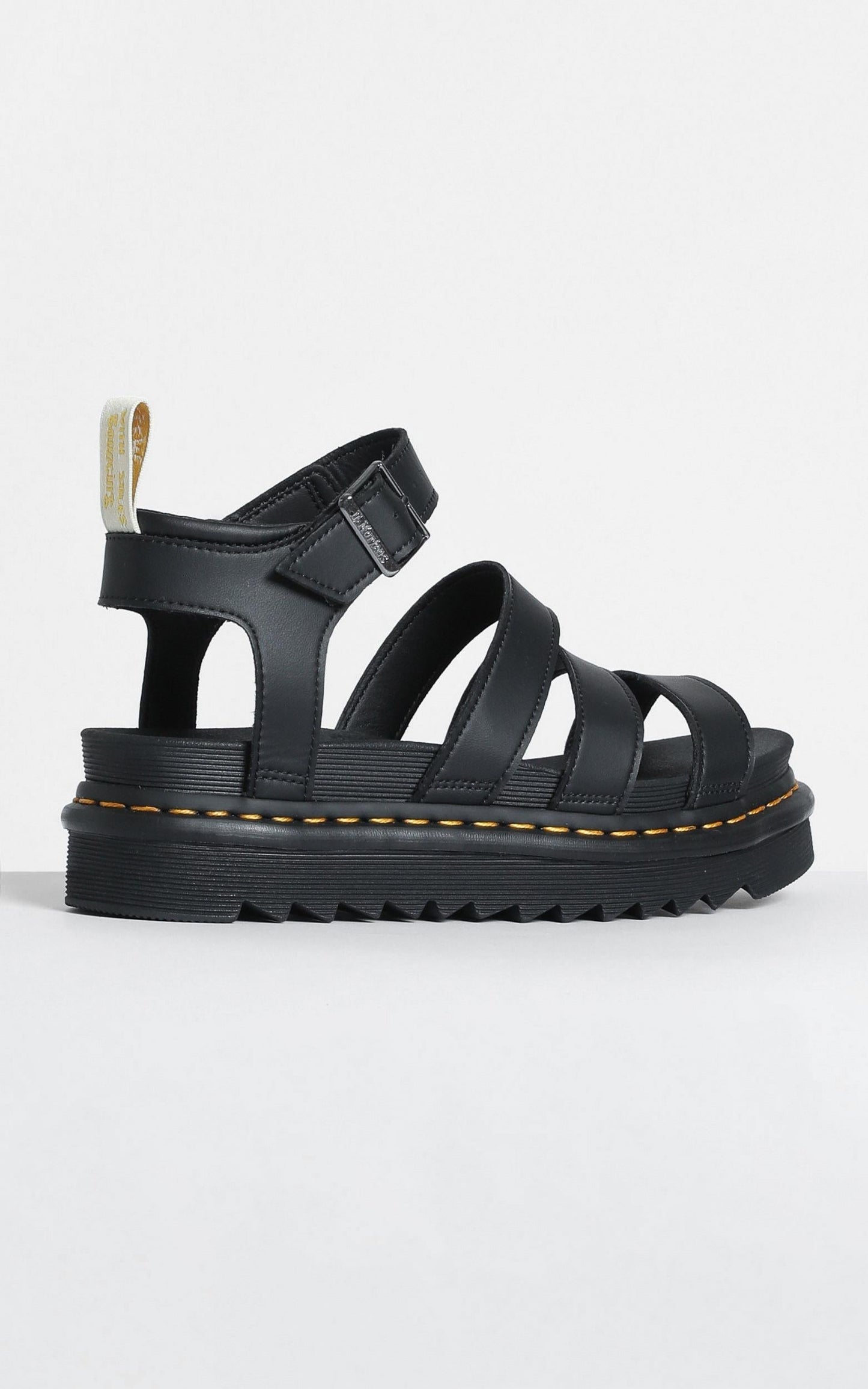 Dr. Martens - Vegan Blaire Felix Rub Off Chunk Sandal in Black