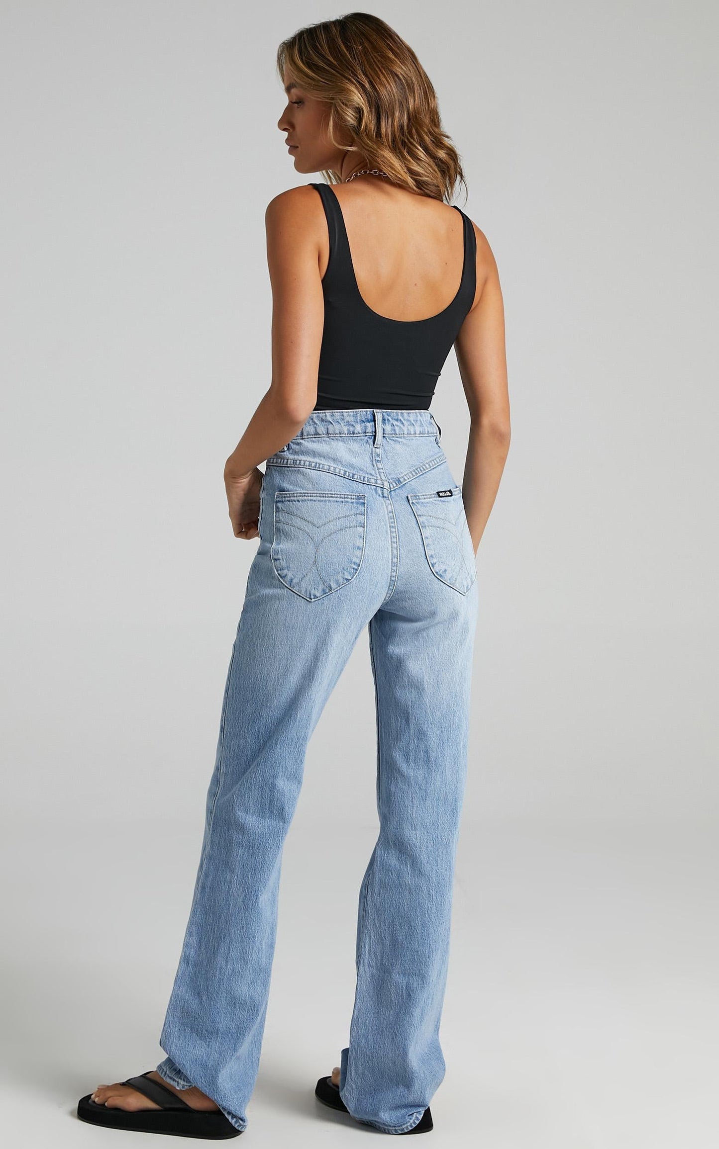 Rolla's - Dusters Boot Cut Jean in Sunshine Blue