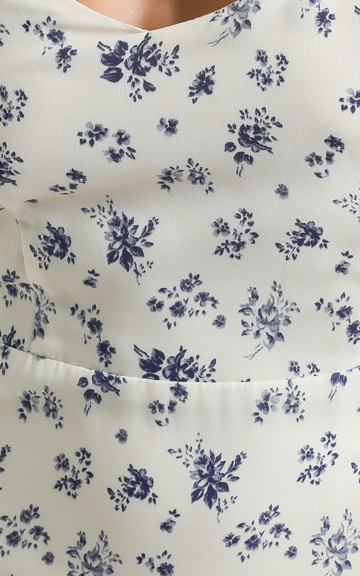 Izabella Dress in Cream Floral