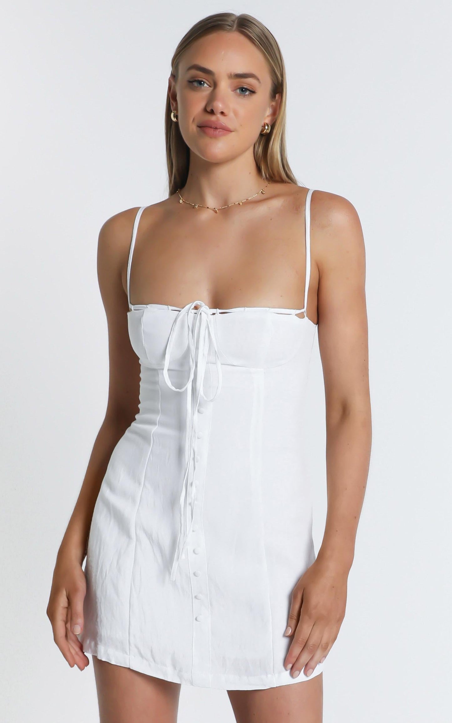 Elwood Dress in White
