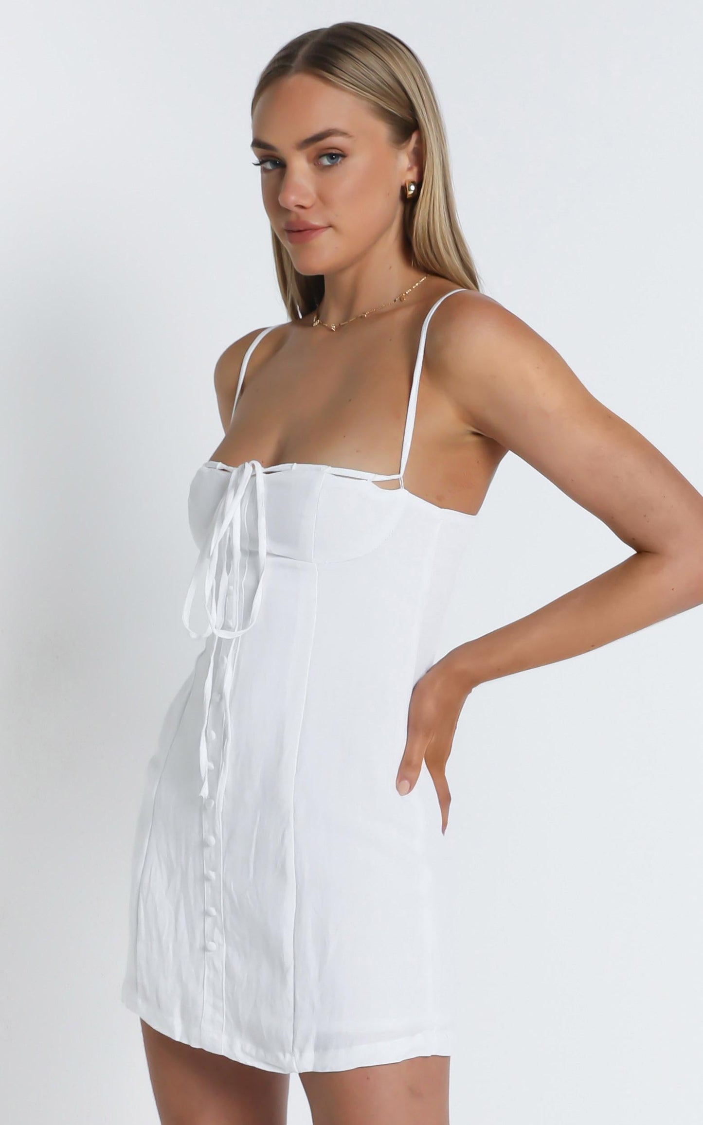 Elwood Dress in White