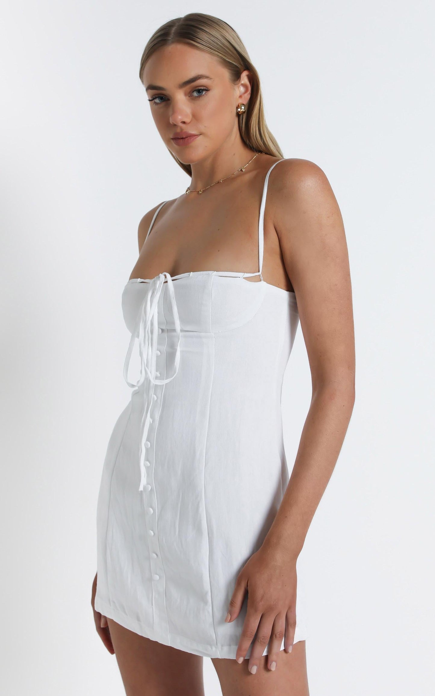 Elwood Dress in White