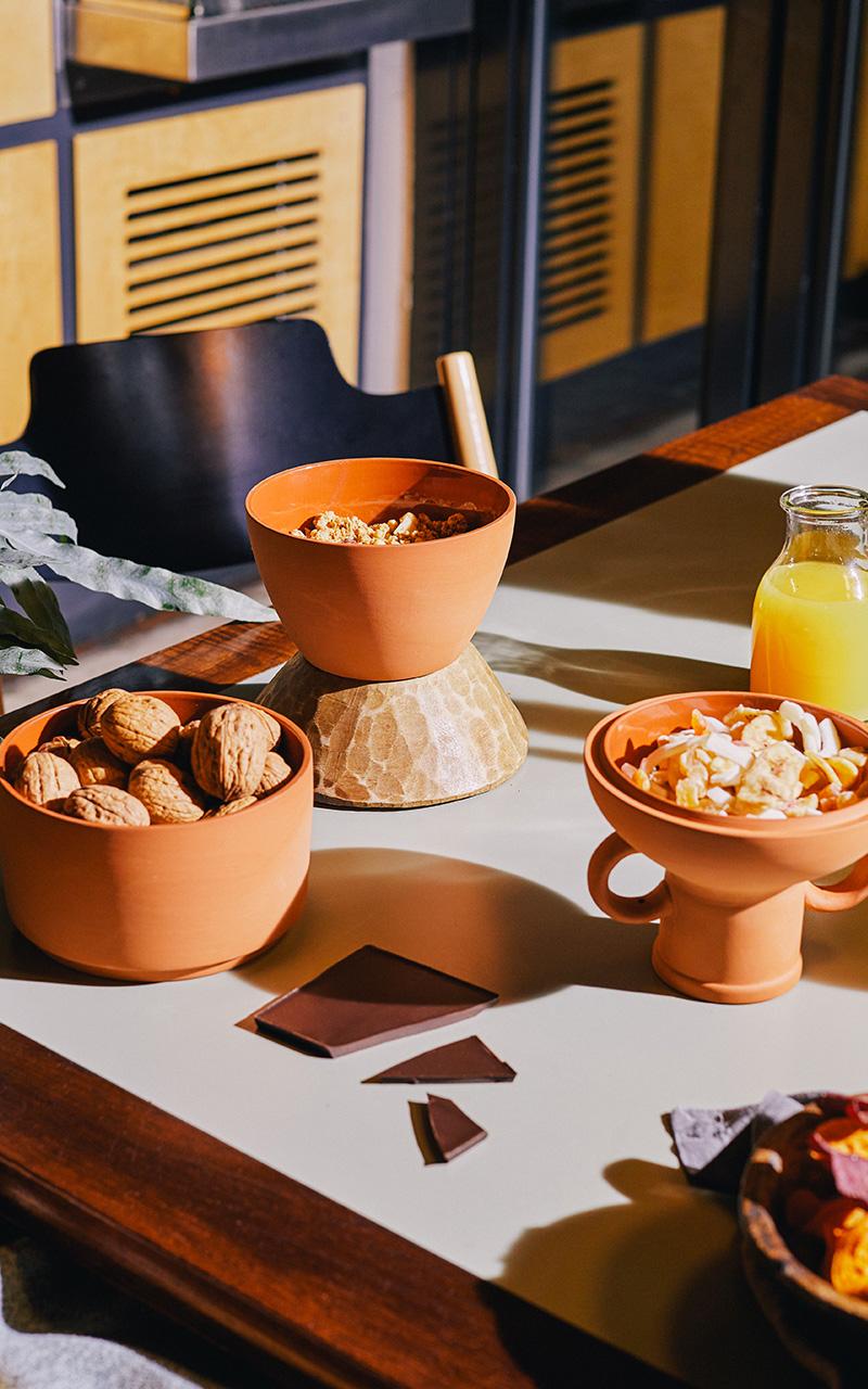 Doiy - Amforéa Stackable Serving Bowls in Terracotta
