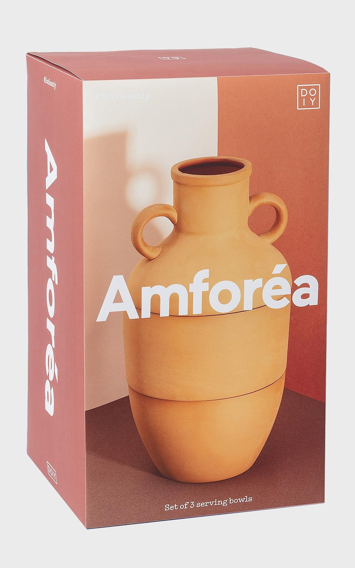 Doiy - Amforéa Stackable Serving Bowls in Terracotta