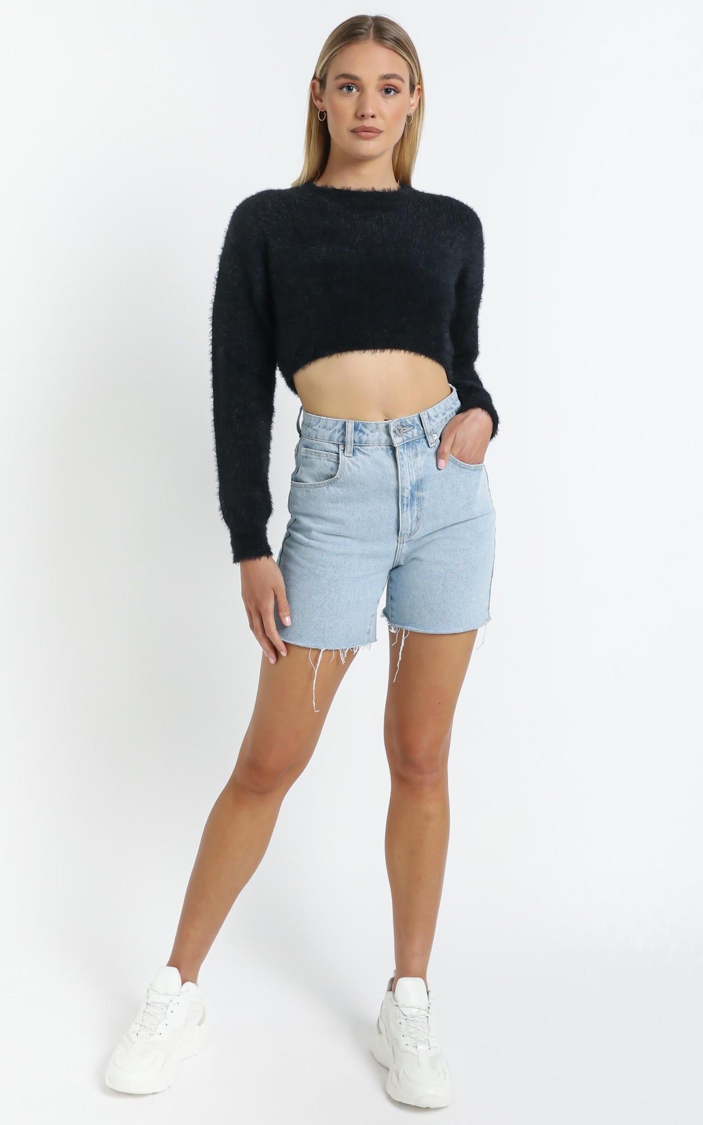 Dylan Knit Jumper in Black