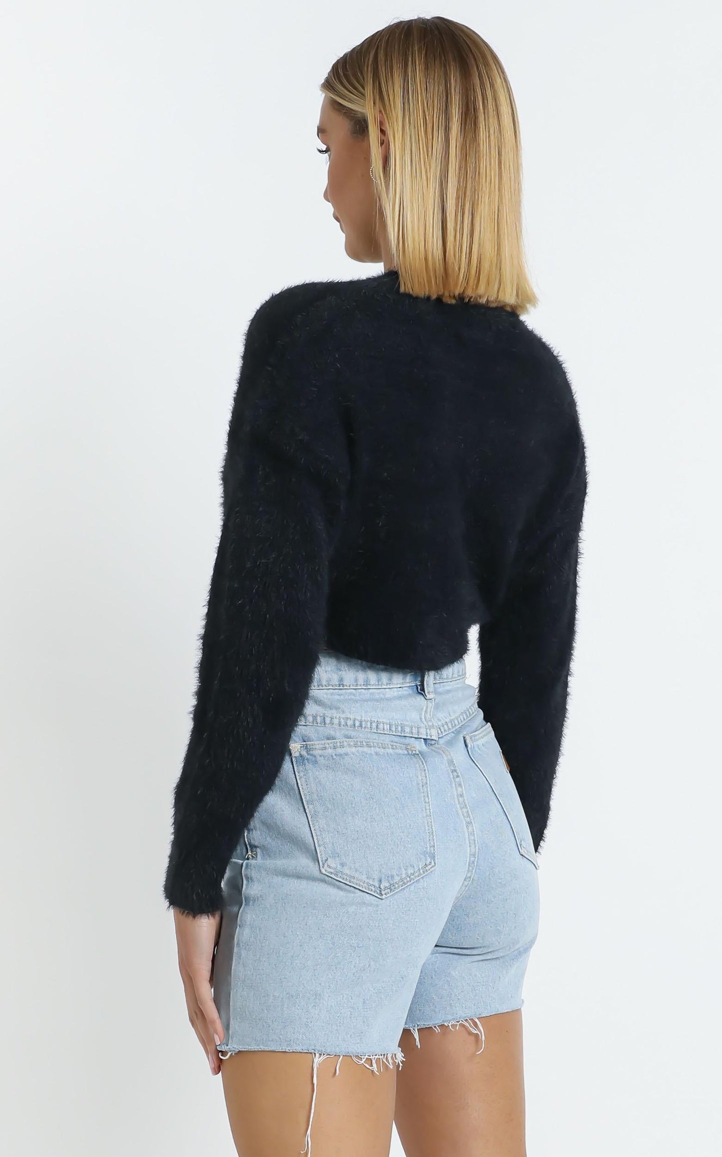 Dylan Knit Jumper in Black