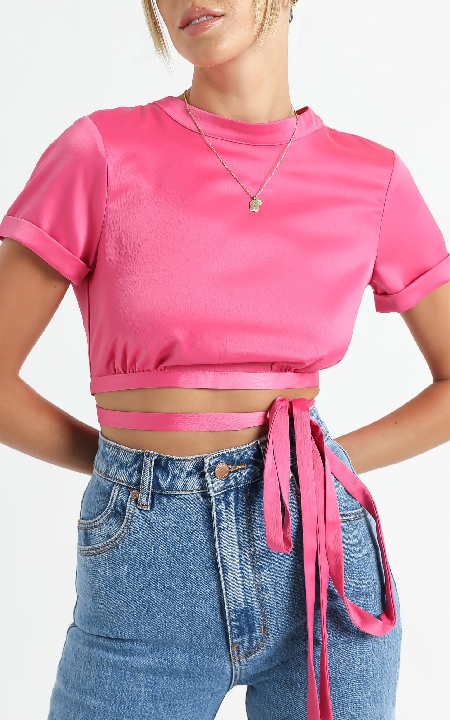 Dynasty Top in Fuschia