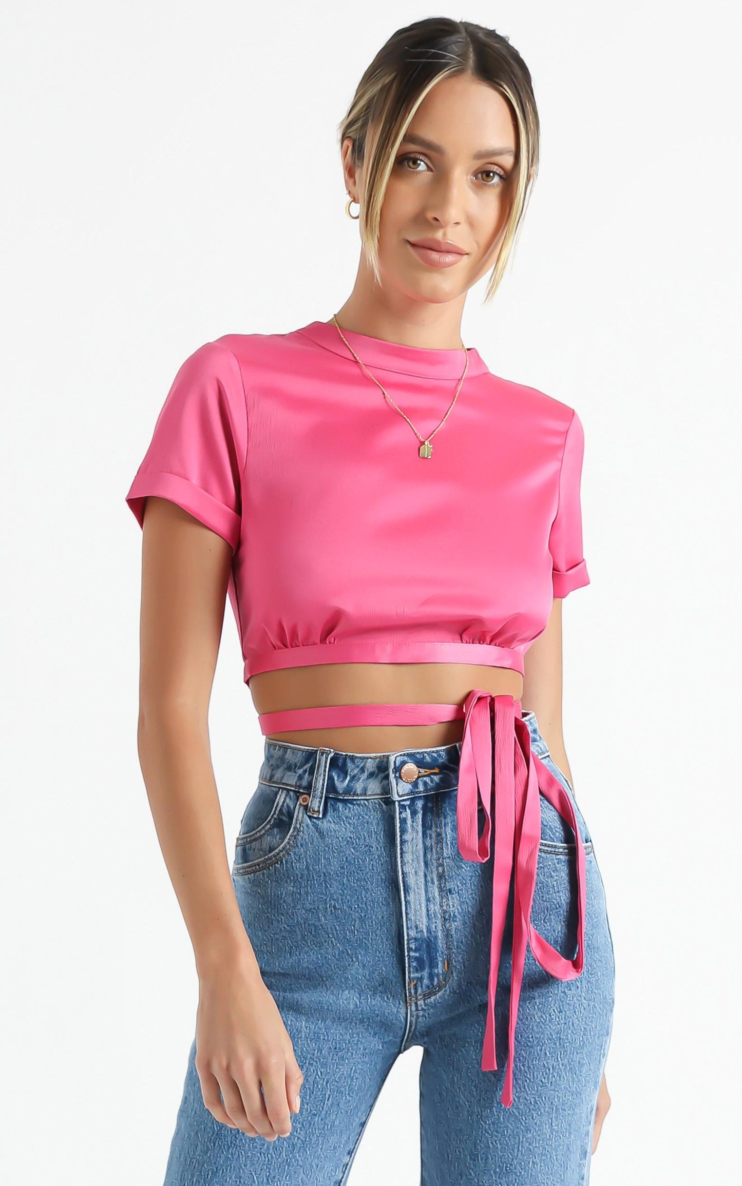 Dynasty Top in Fuschia