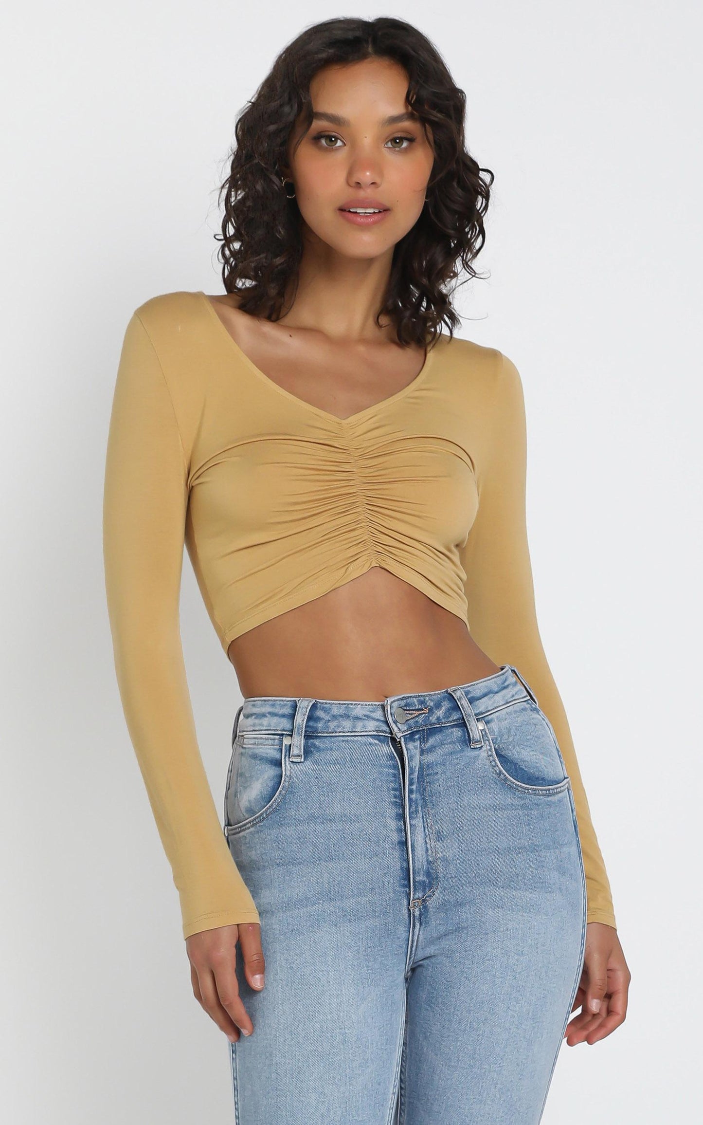 Bobbi Top in Mustard