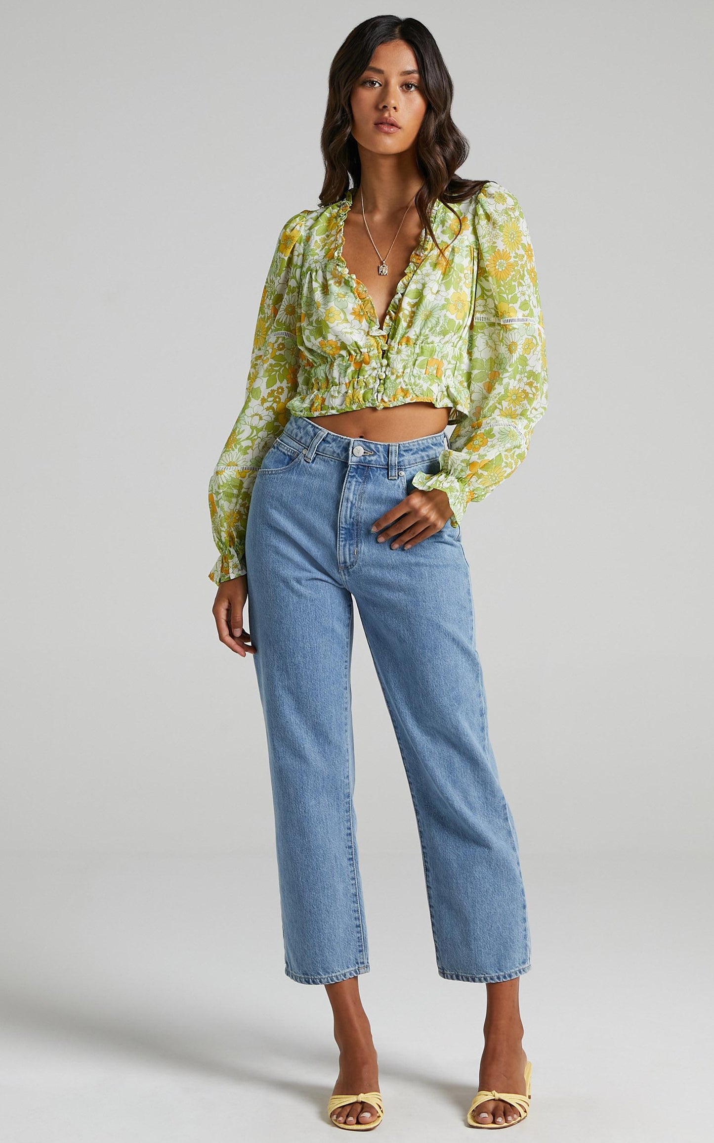 Eze Top in Harmony Floral Chiffon