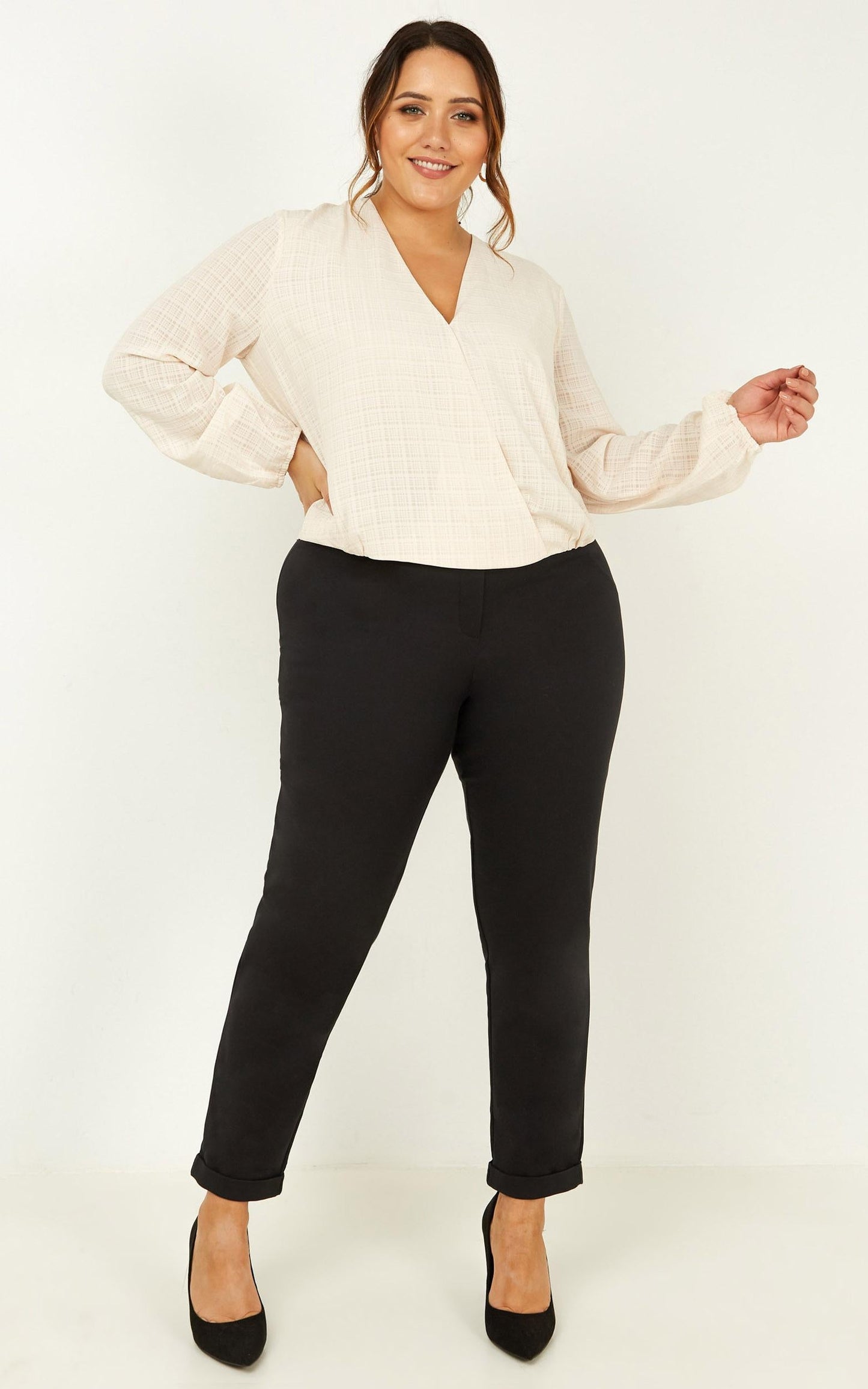 Deep Focus Top In Cream