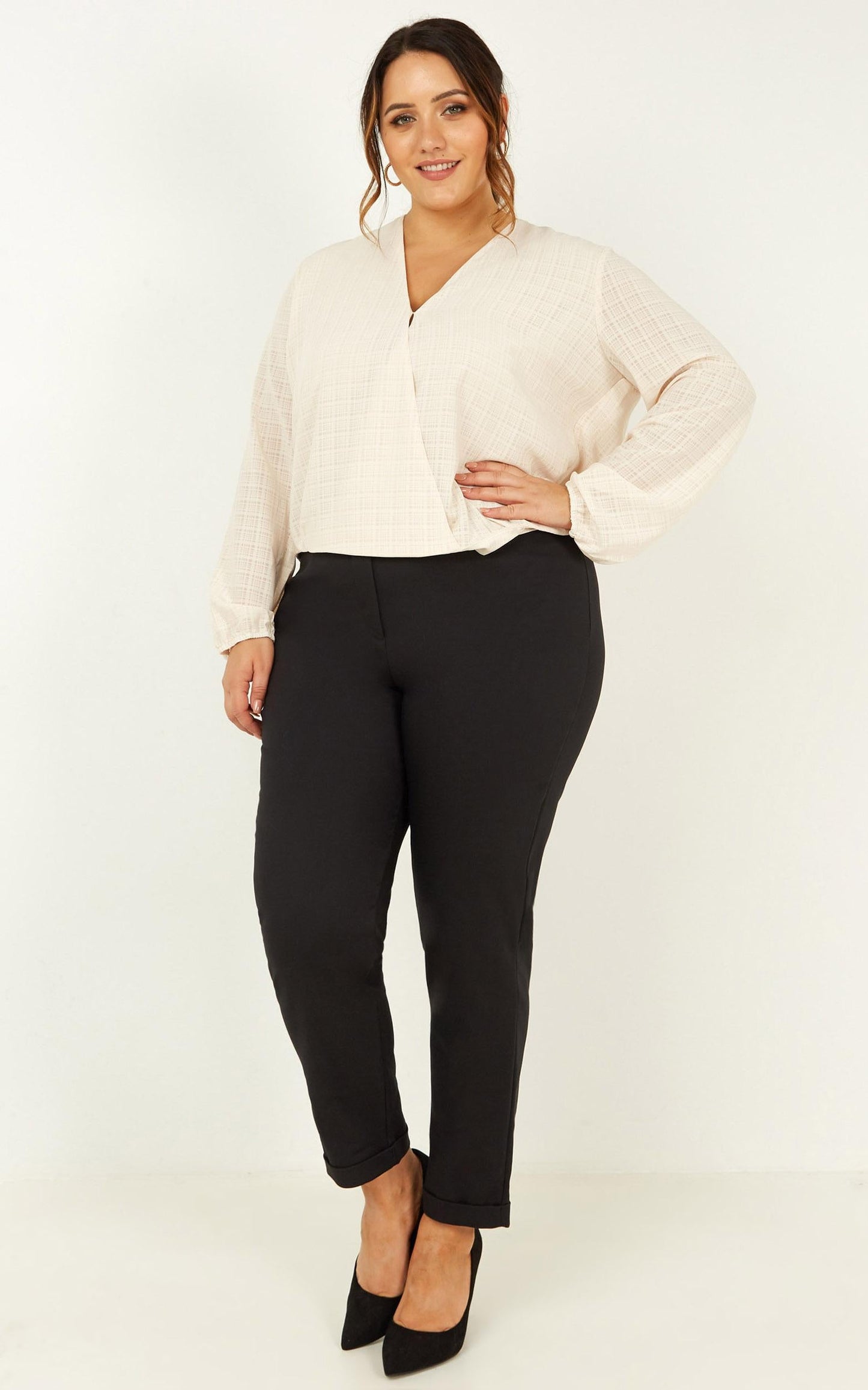 Deep Focus Top In Cream