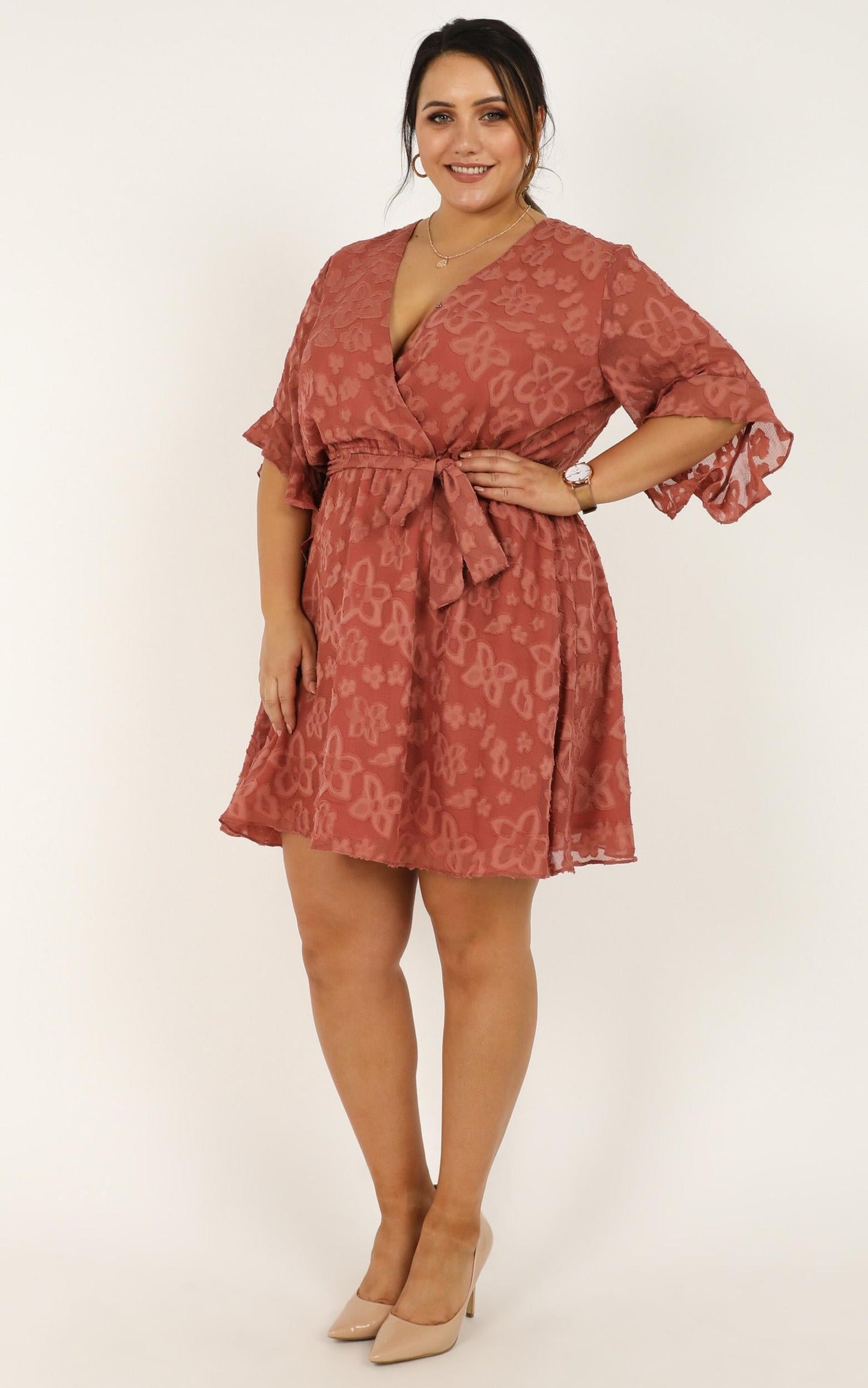 Everyday People Dress in Blush