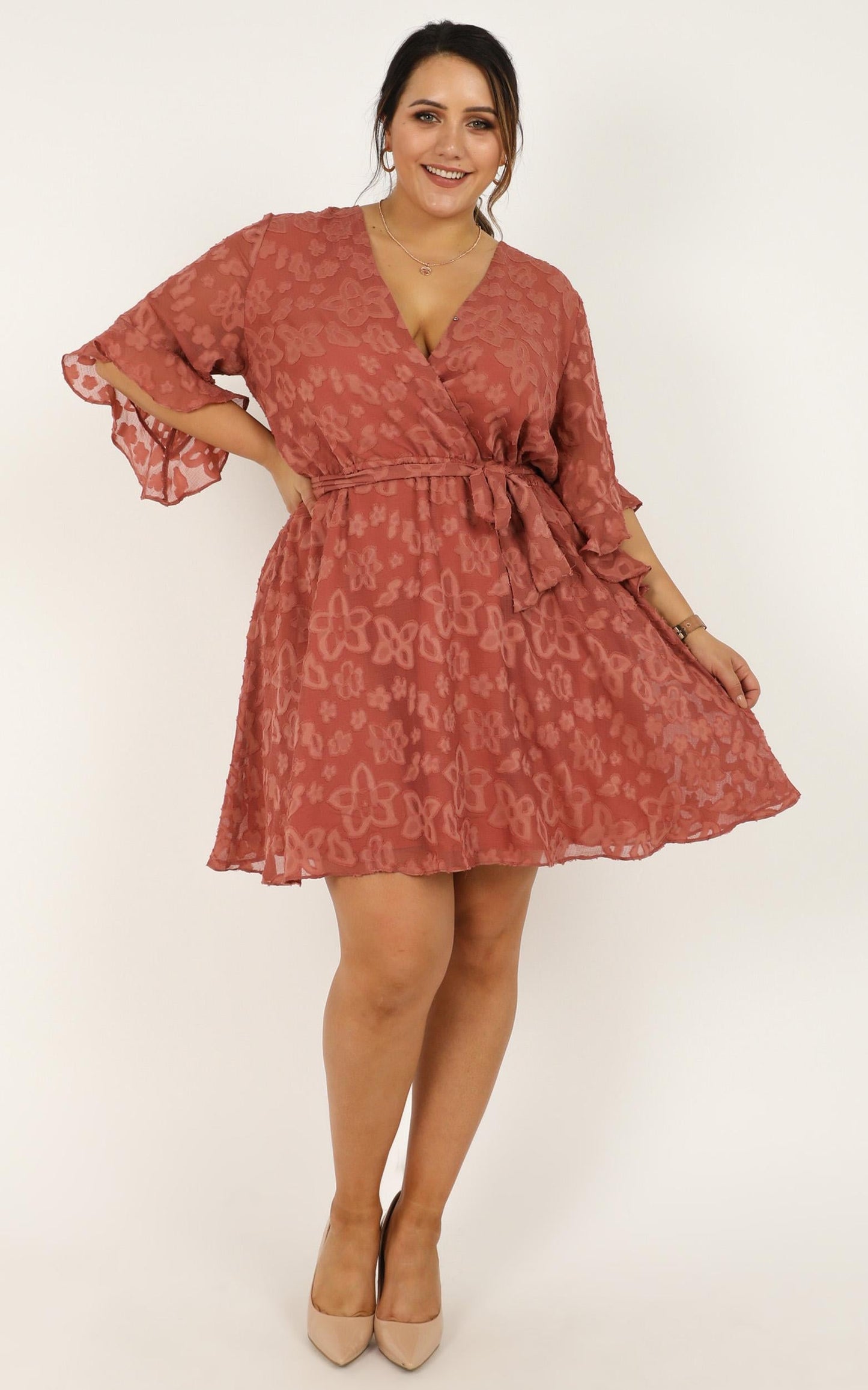 Everyday People Dress in Blush