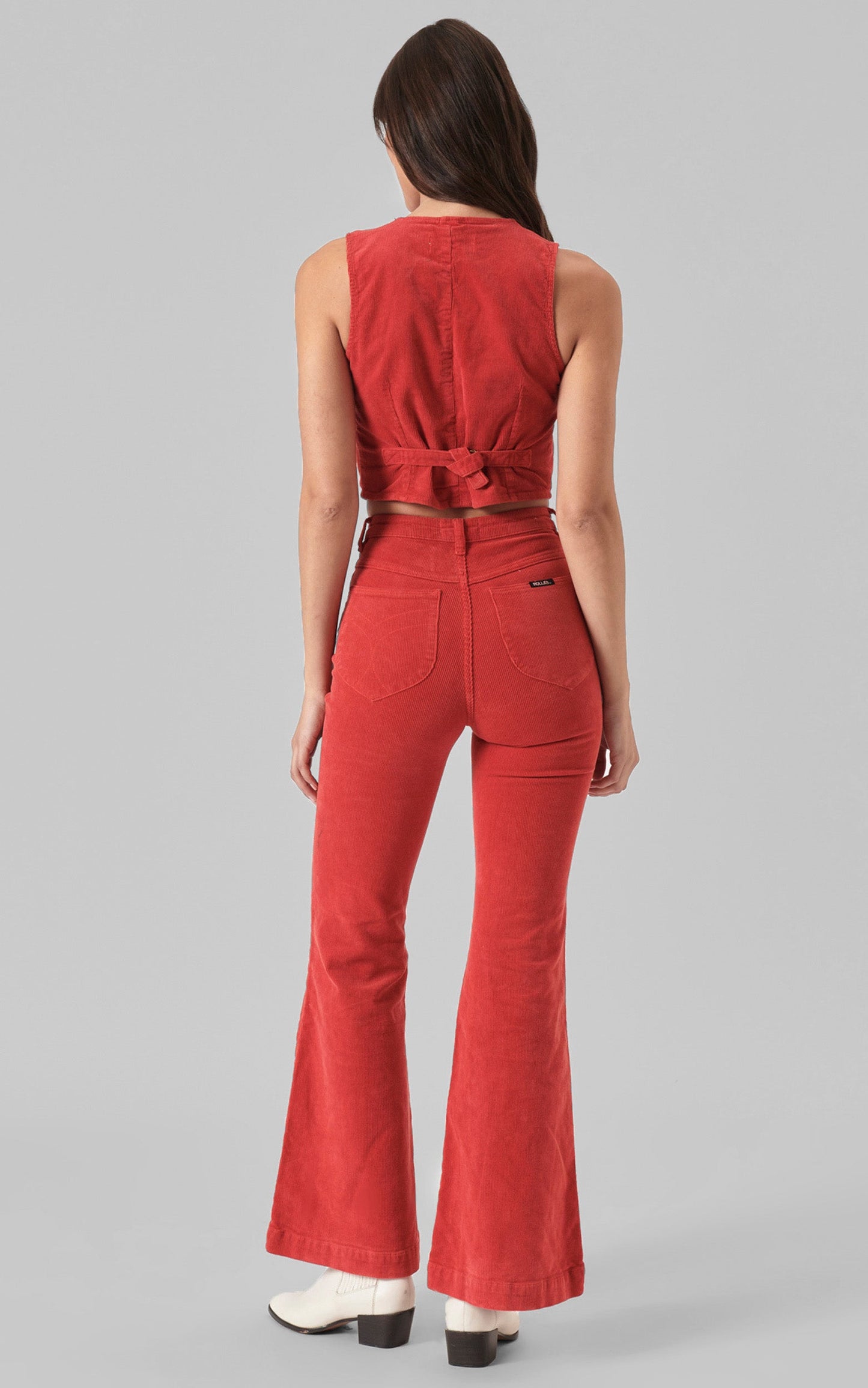 Rolla's - EASTCOAST FLARE SCARLET CORD in Scarlet