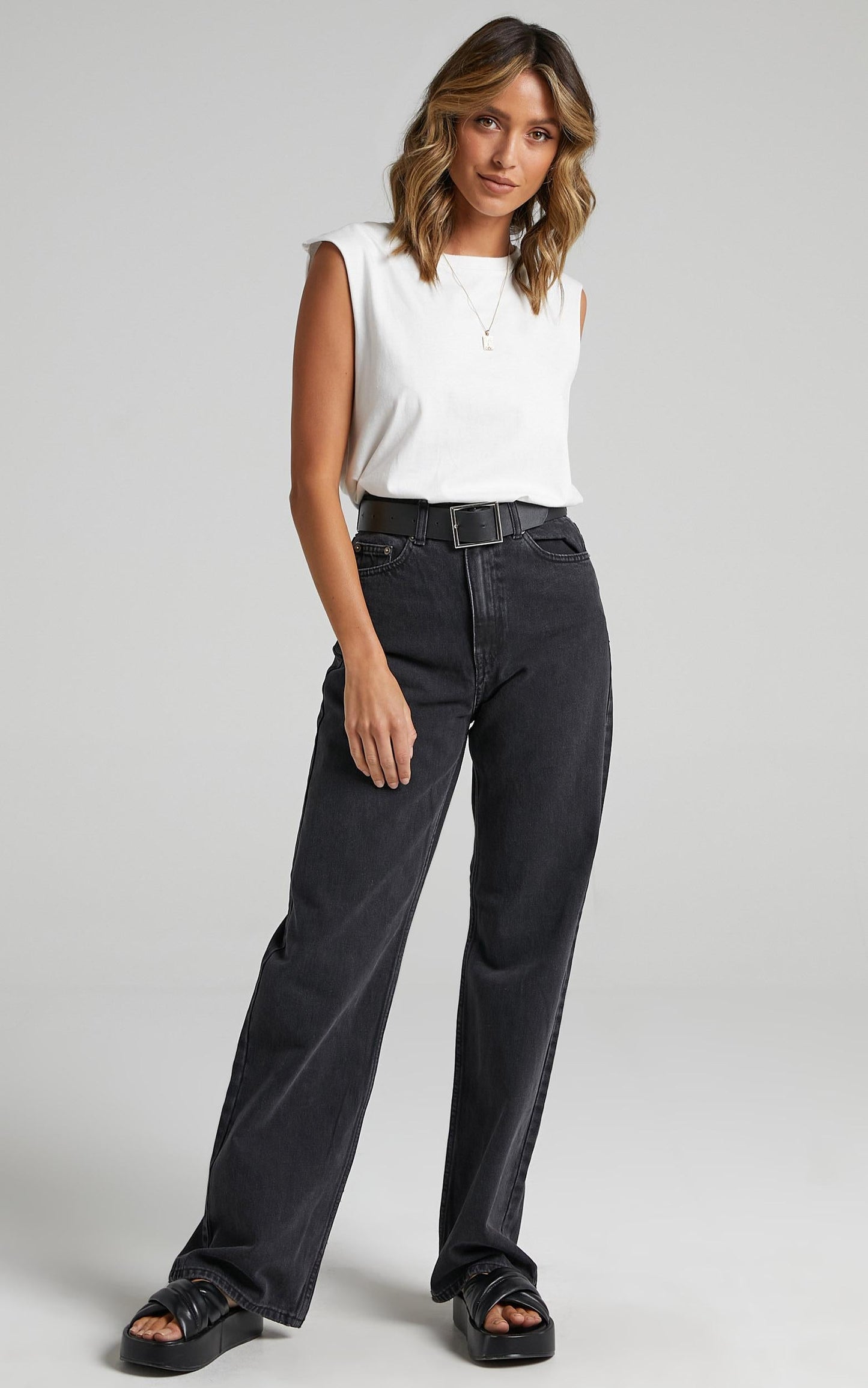 Dr Denim - Echo Jean in Concrete Black