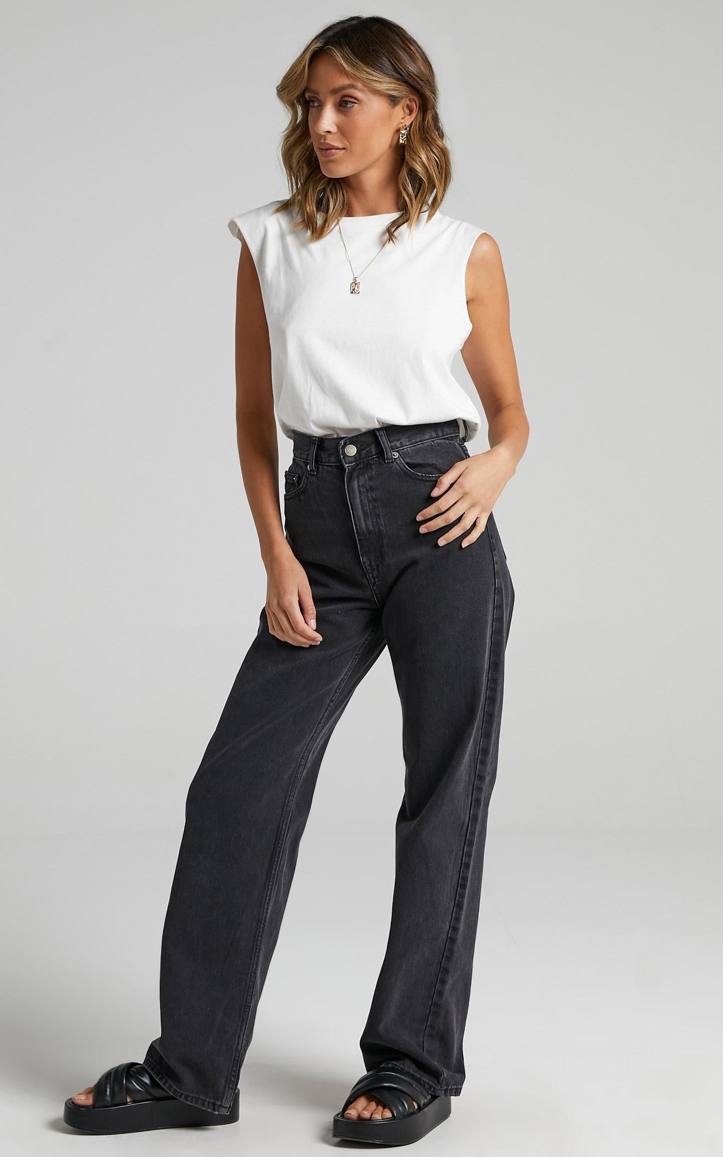 Dr Denim - Echo Jean in Concrete Black