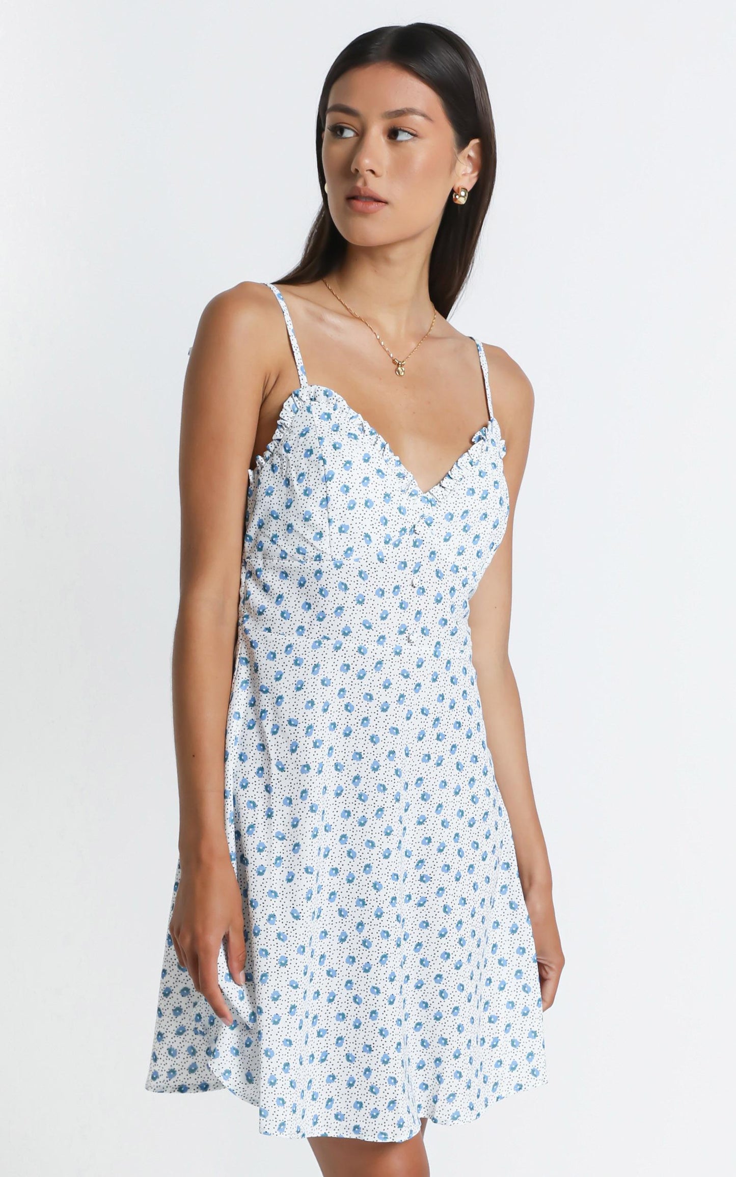 Echo Dress in Blue Floral