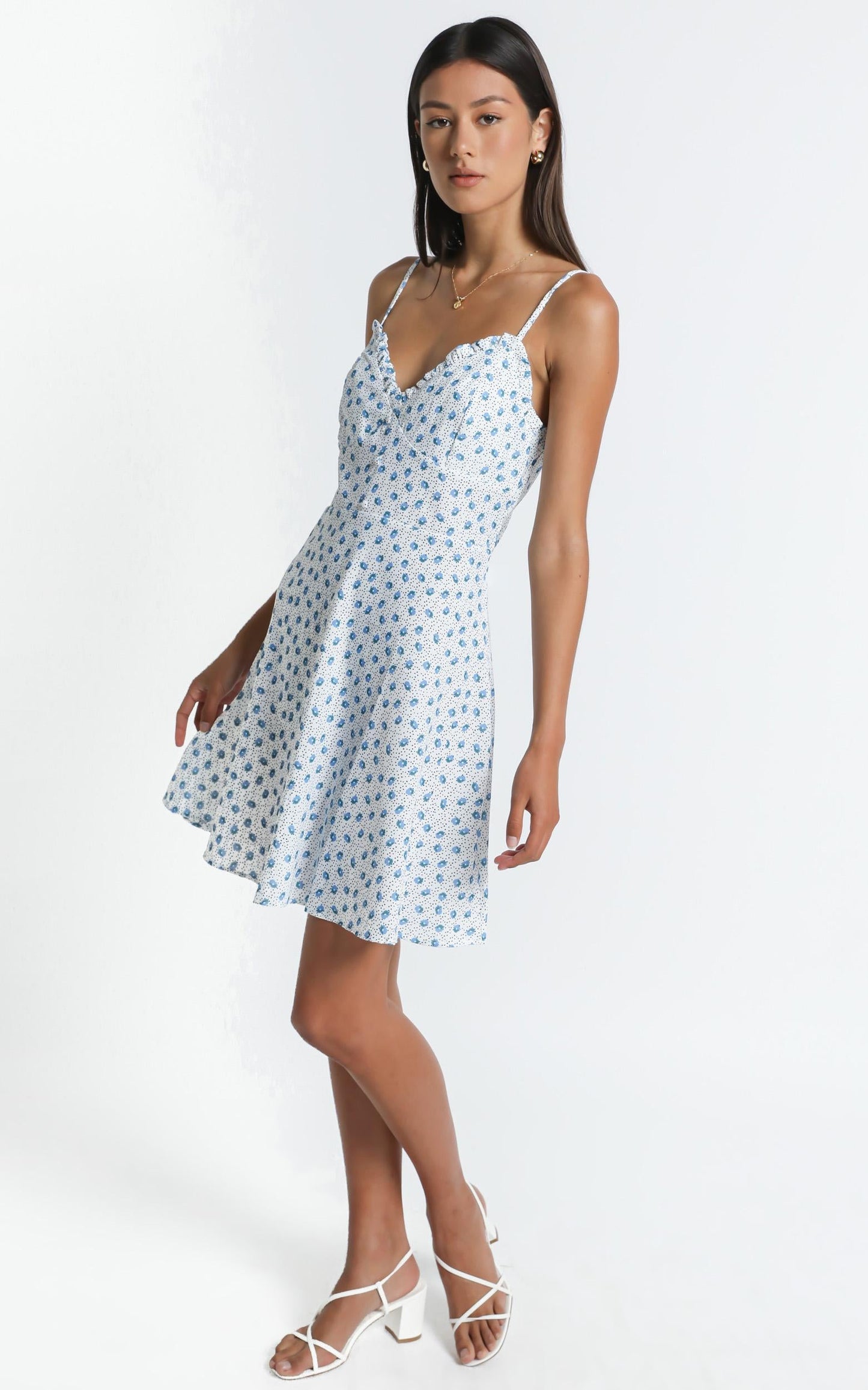 Echo Dress in Blue Floral