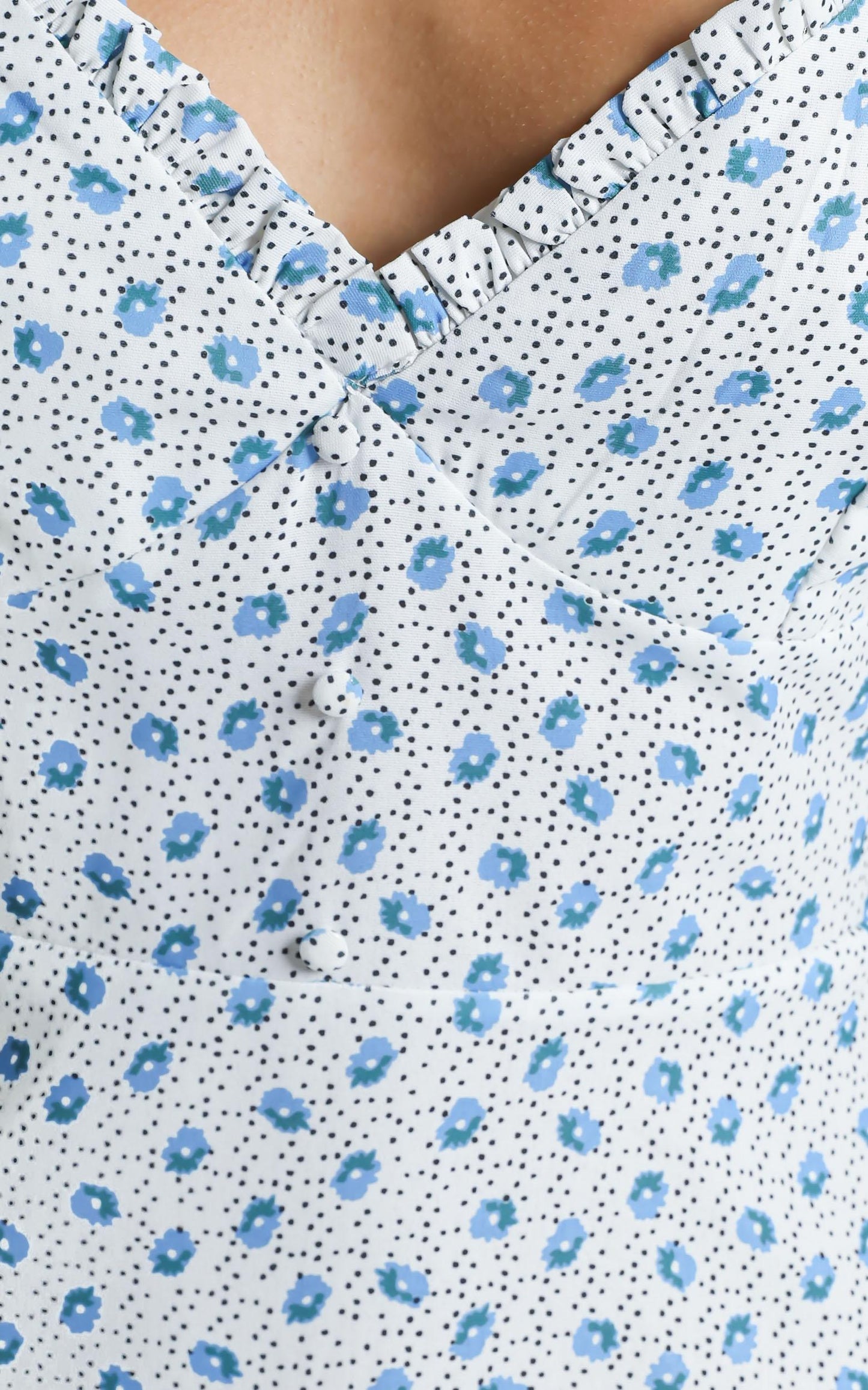 Echo Dress in Blue Floral