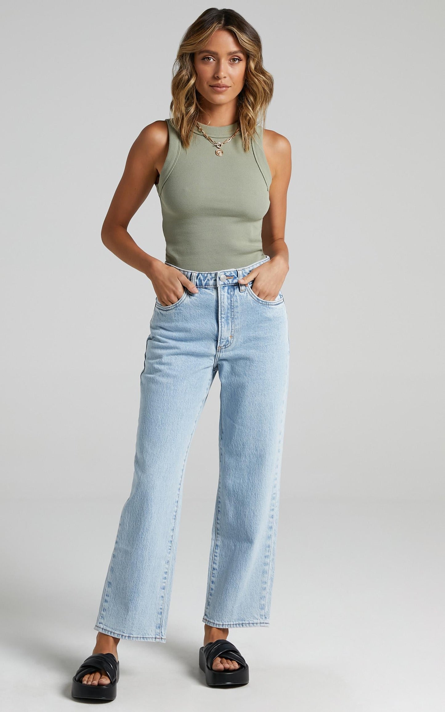 Neuw - Edie Straight Jean in Zero Vinyl