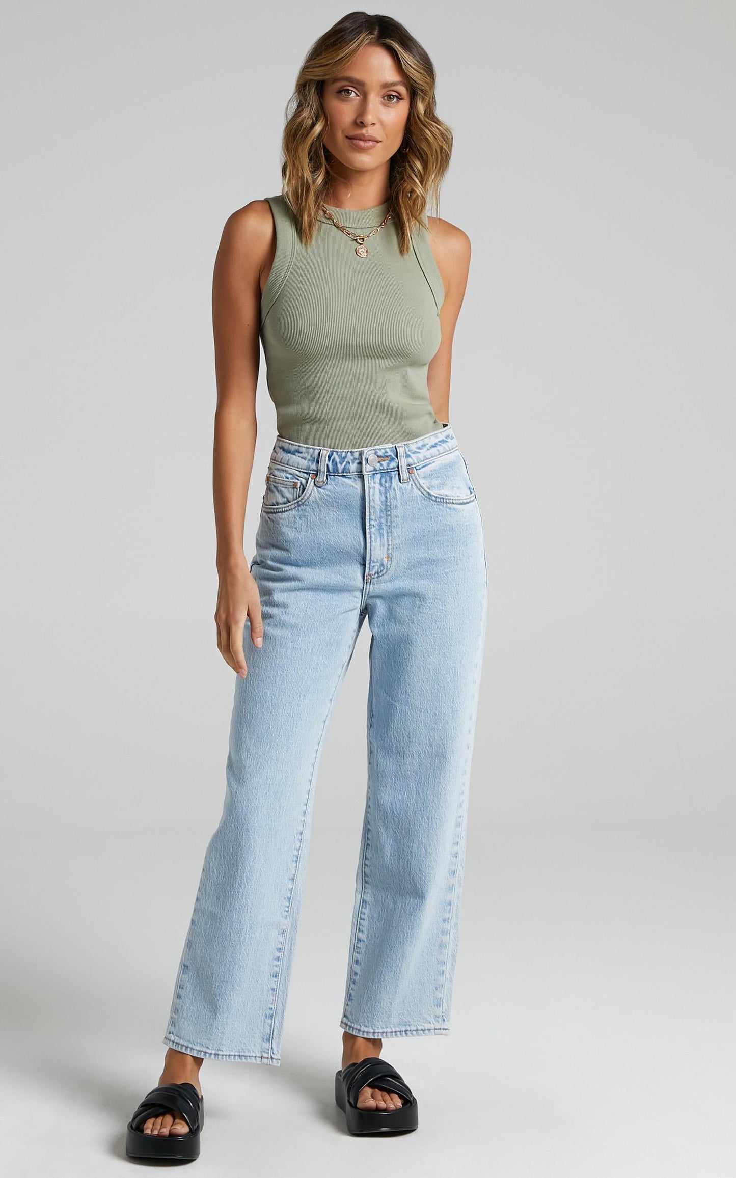 Neuw - Edie Straight Jean in Zero Vinyl