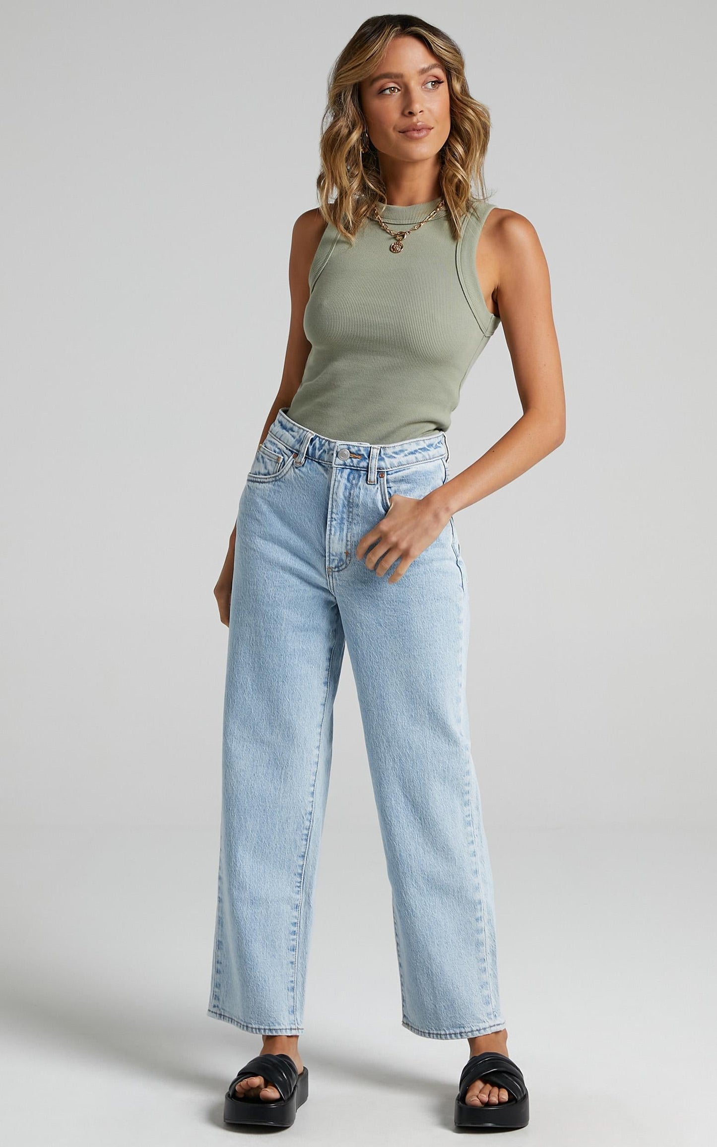 Neuw - Edie Straight Jean in Zero Vinyl