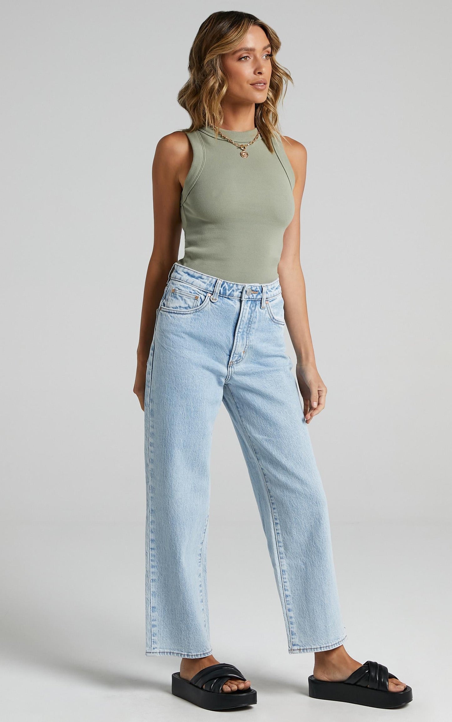 Neuw - Edie Straight Jean in Zero Vinyl