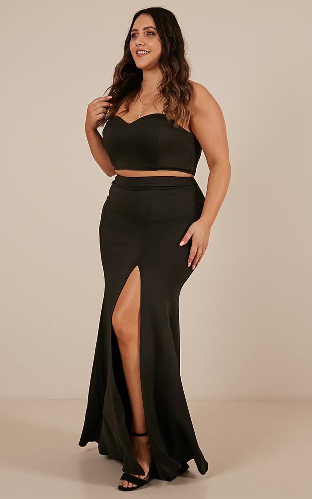 Sweet Delights Two Piece Set In Black