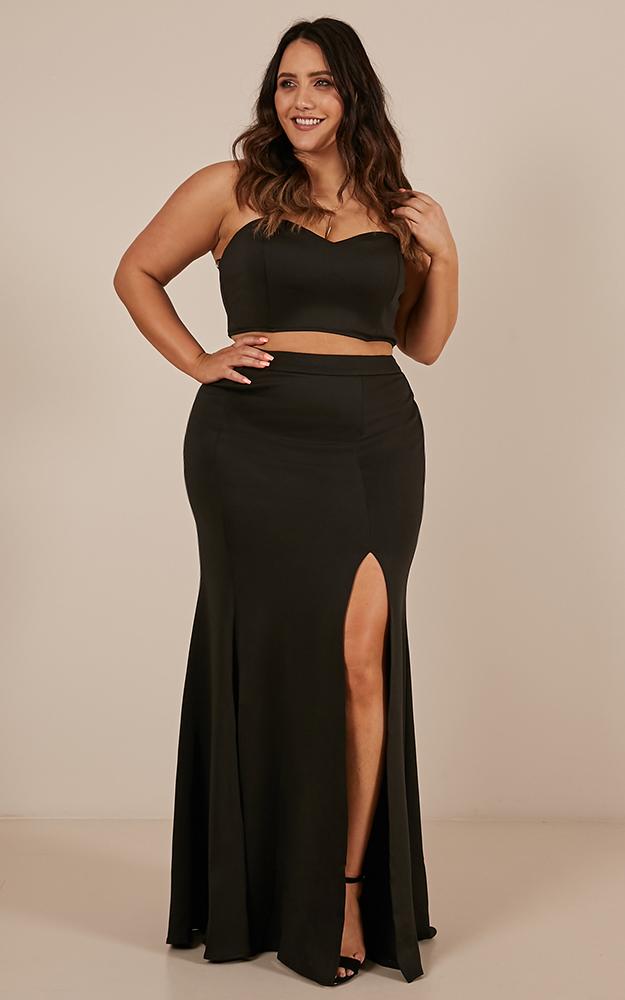 Sweet Delights Two Piece Set In Black