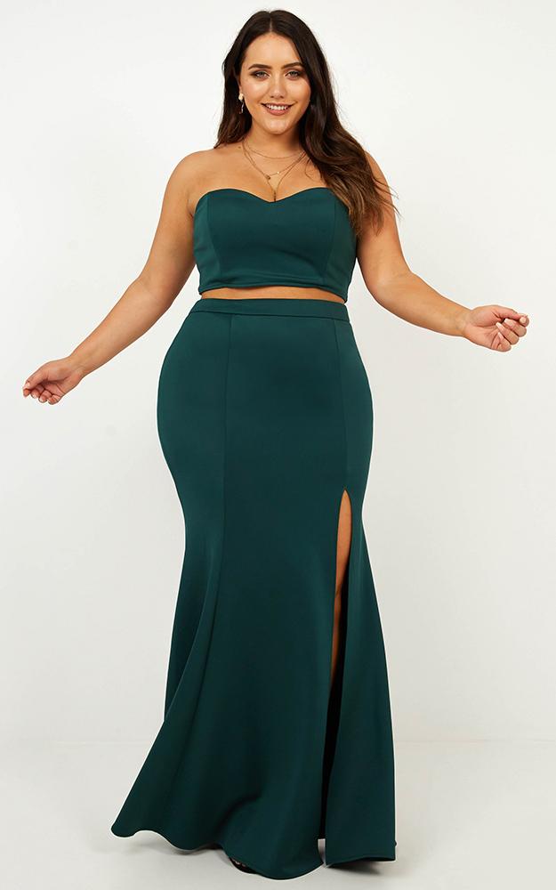 Sweet Delights Two Piece Set In Emerald