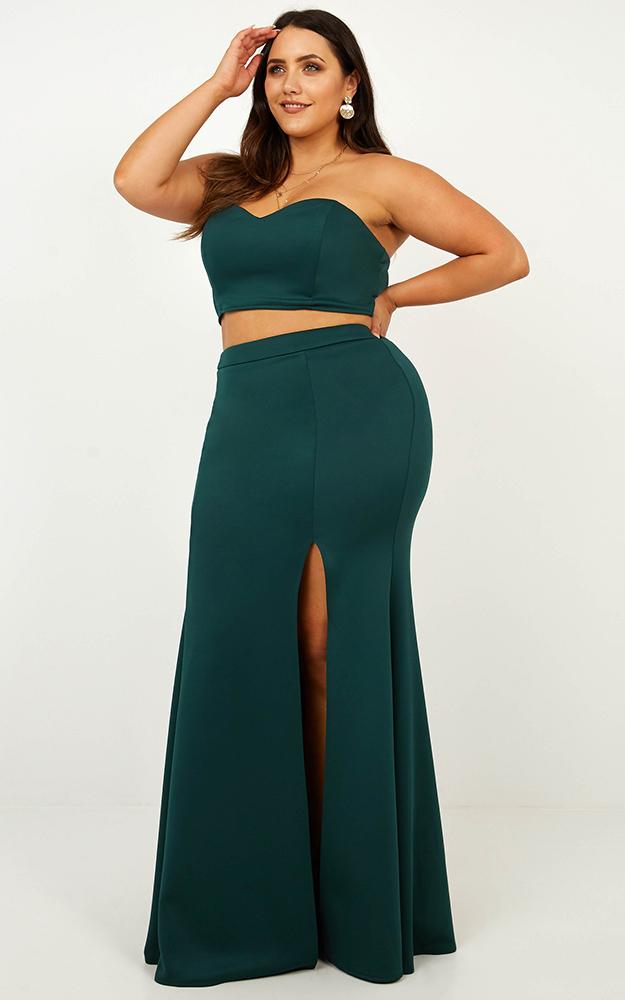 Sweet Delights Two Piece Set In Emerald