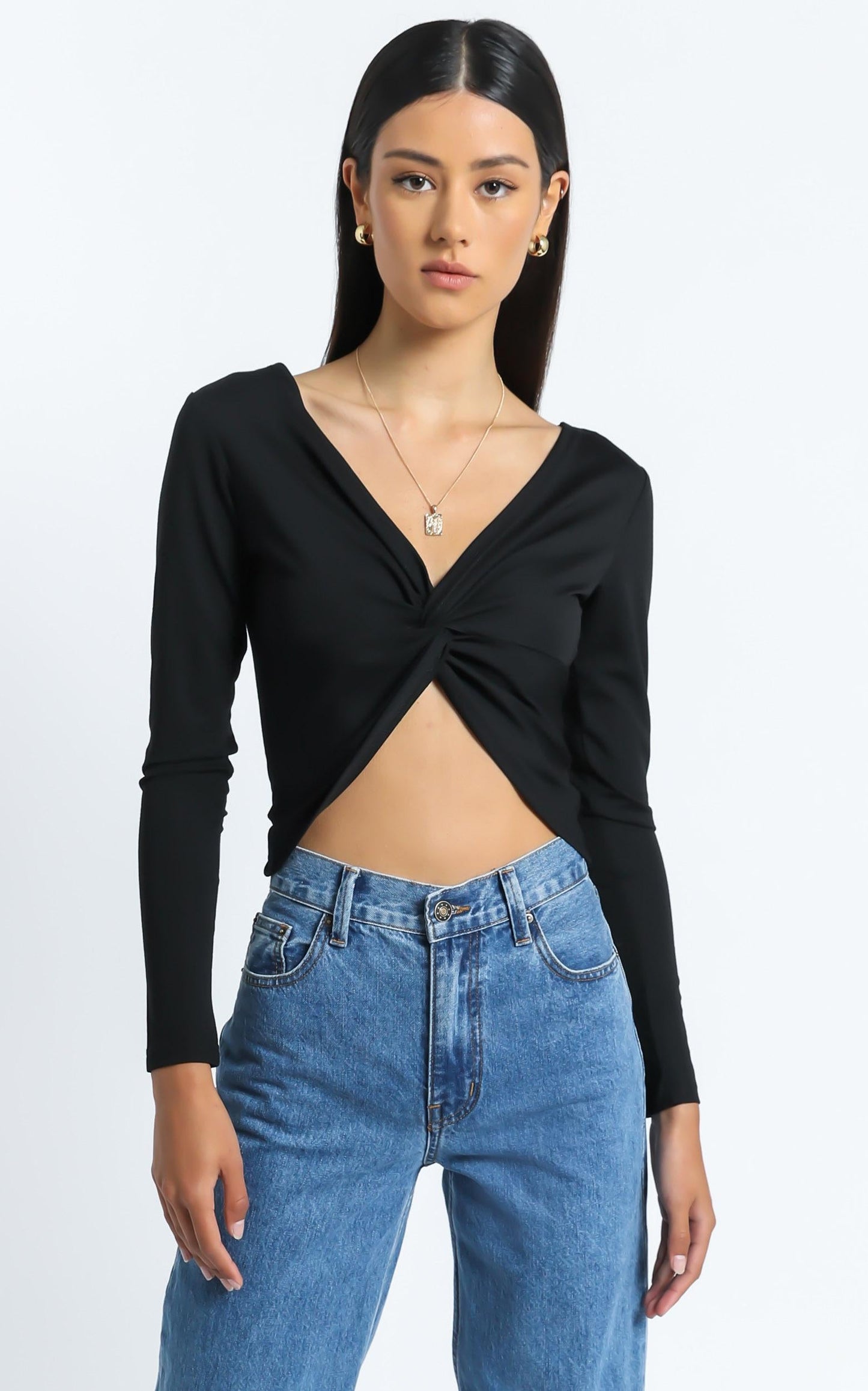 Edrei Top in Black