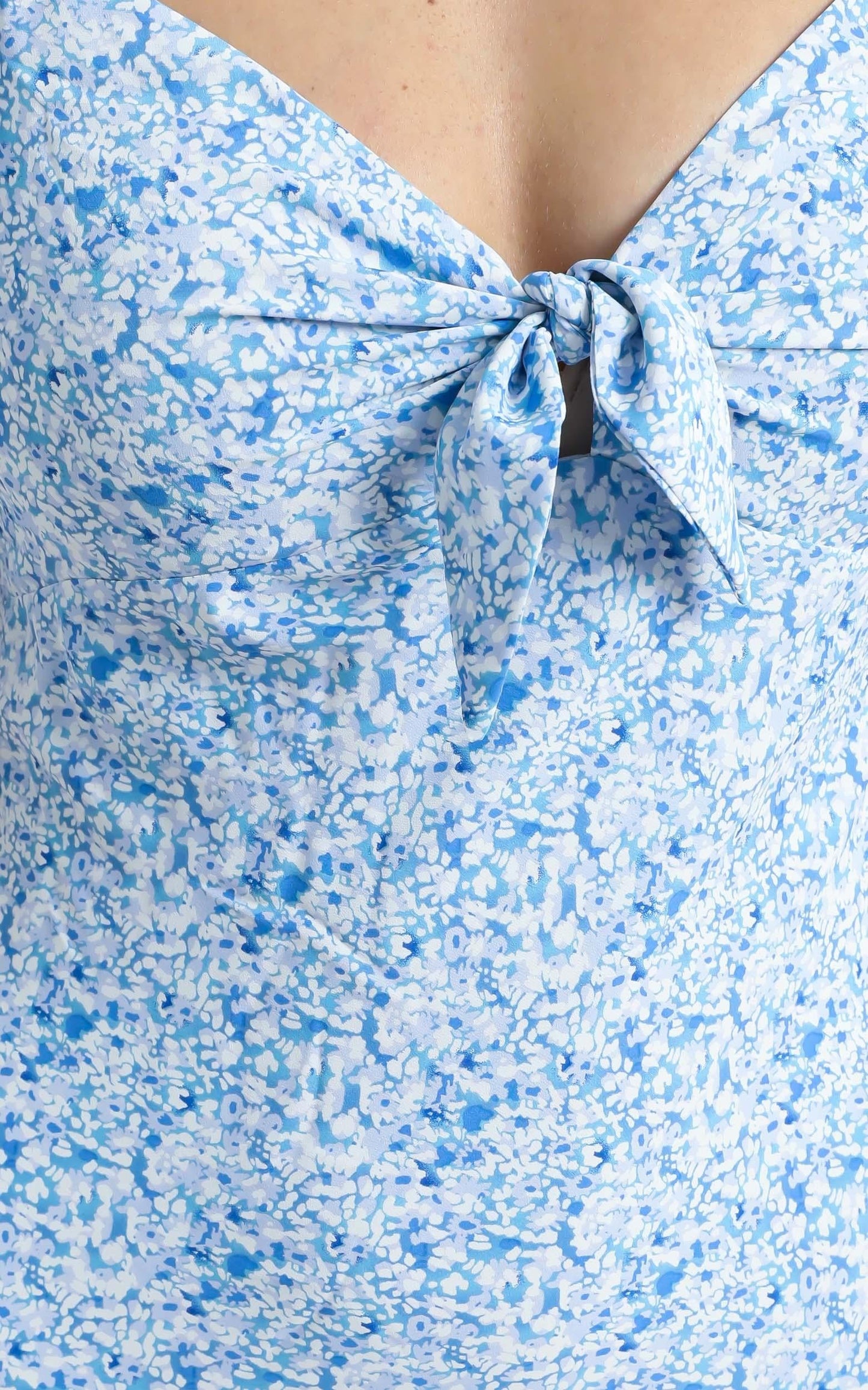 Cece Dress in Blue Floral