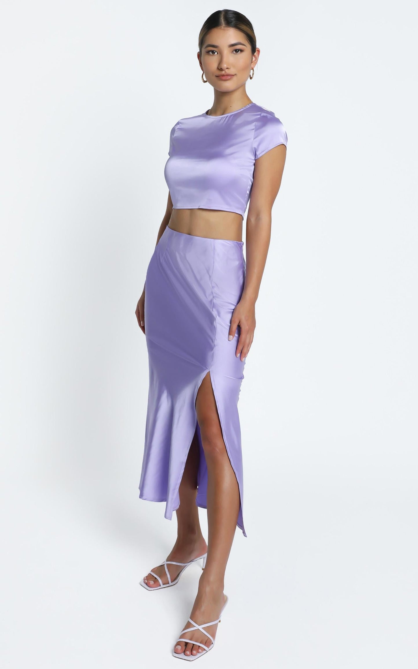Elanora Two Piece set in Lilac
