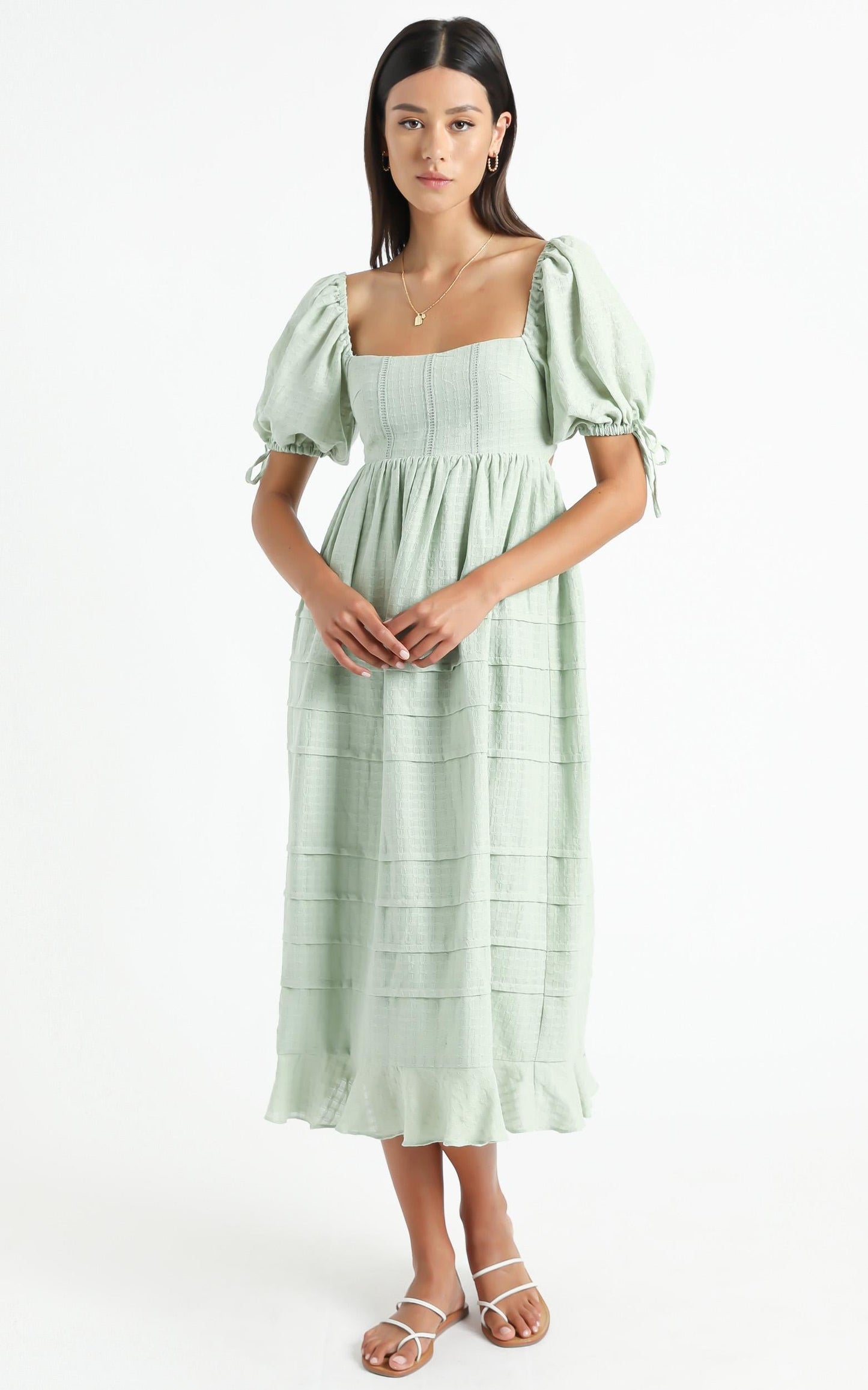 Electra Dress in Sage