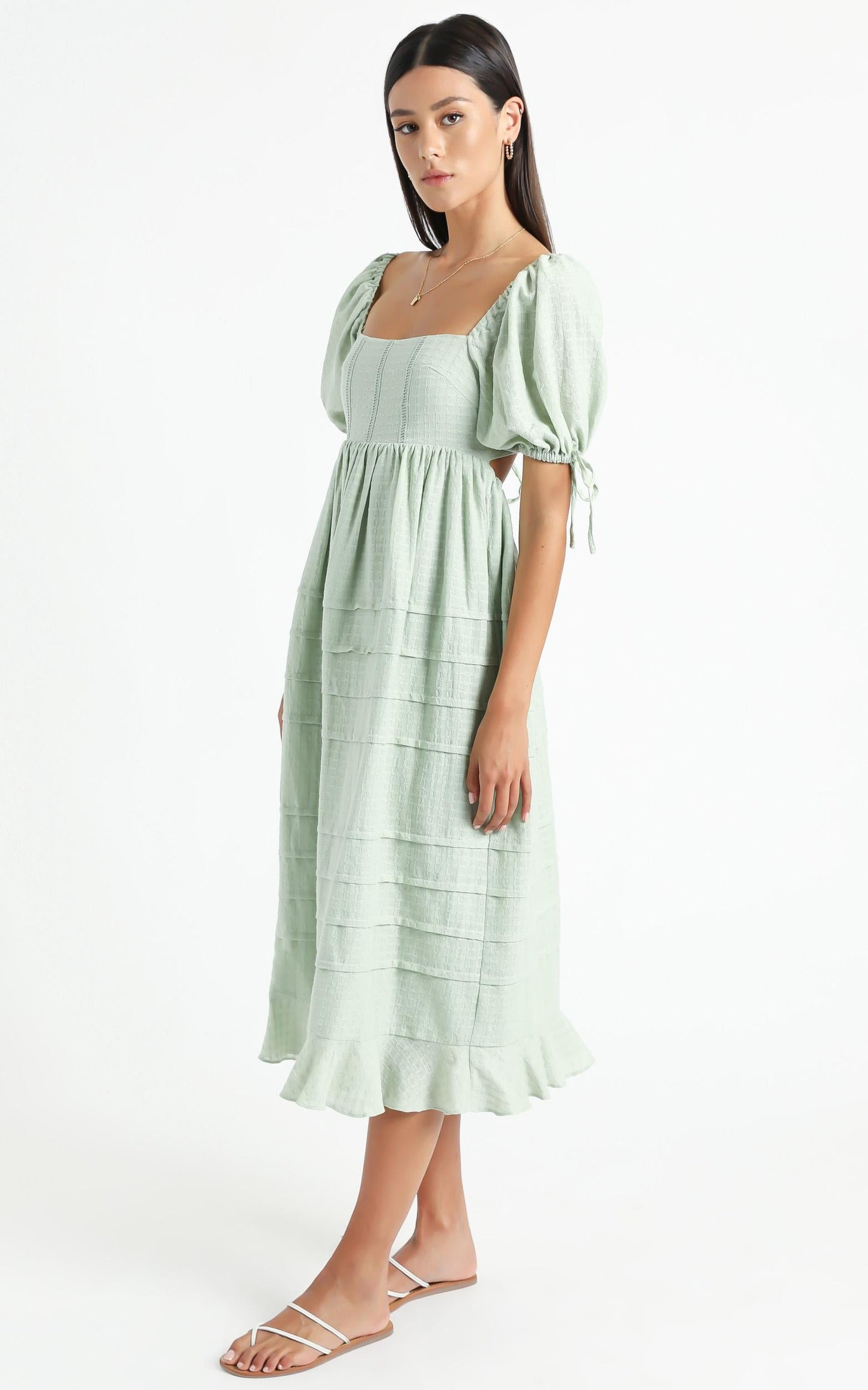Electra Dress in Sage