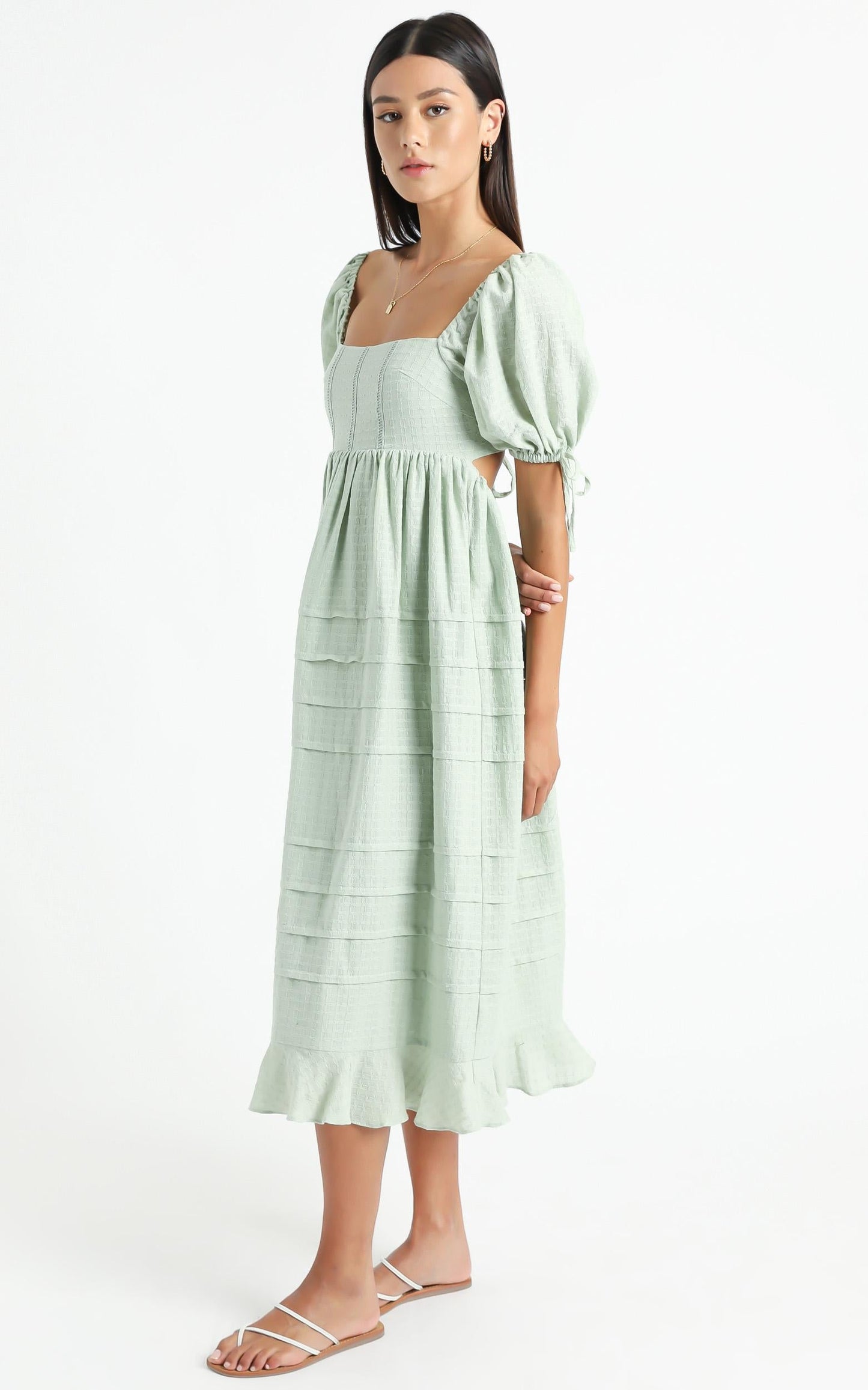 Electra Dress in Sage