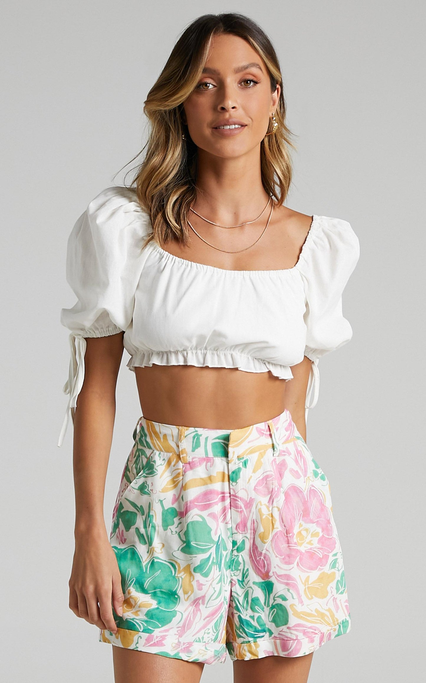 Celeborn Shorts in Electric Floral