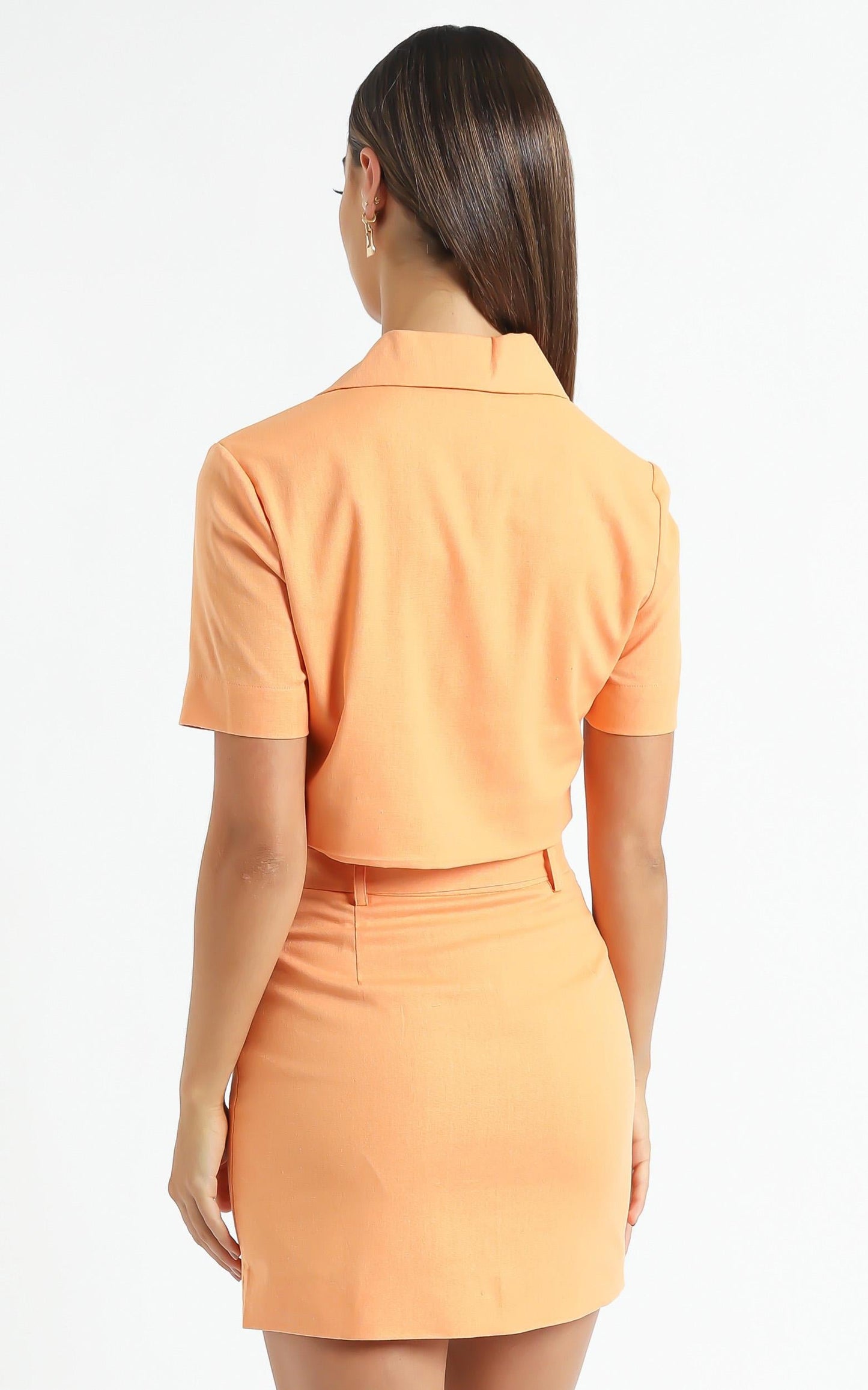 Elie Two Piece Set in Orange