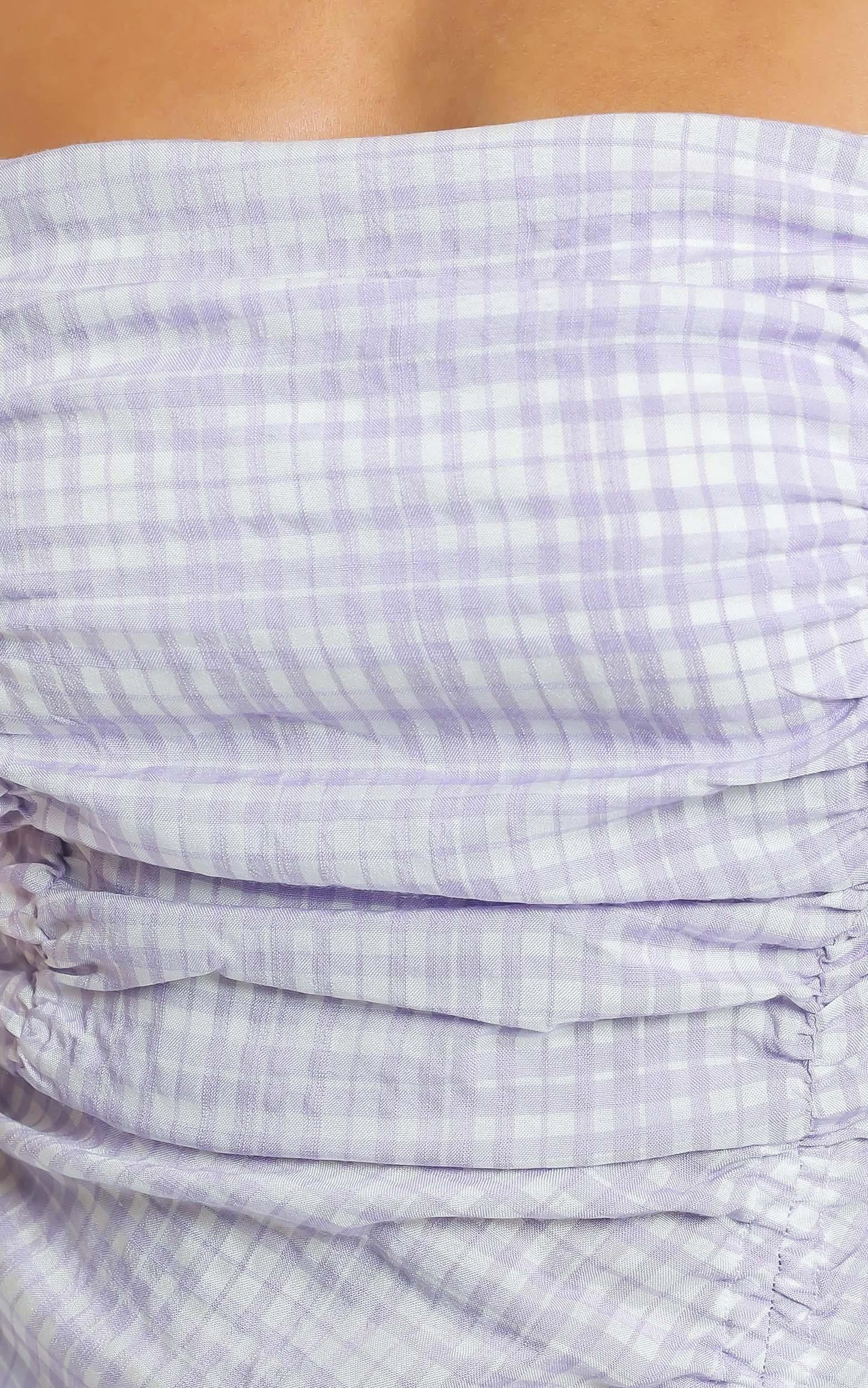 Elixir Dress in Purple Check